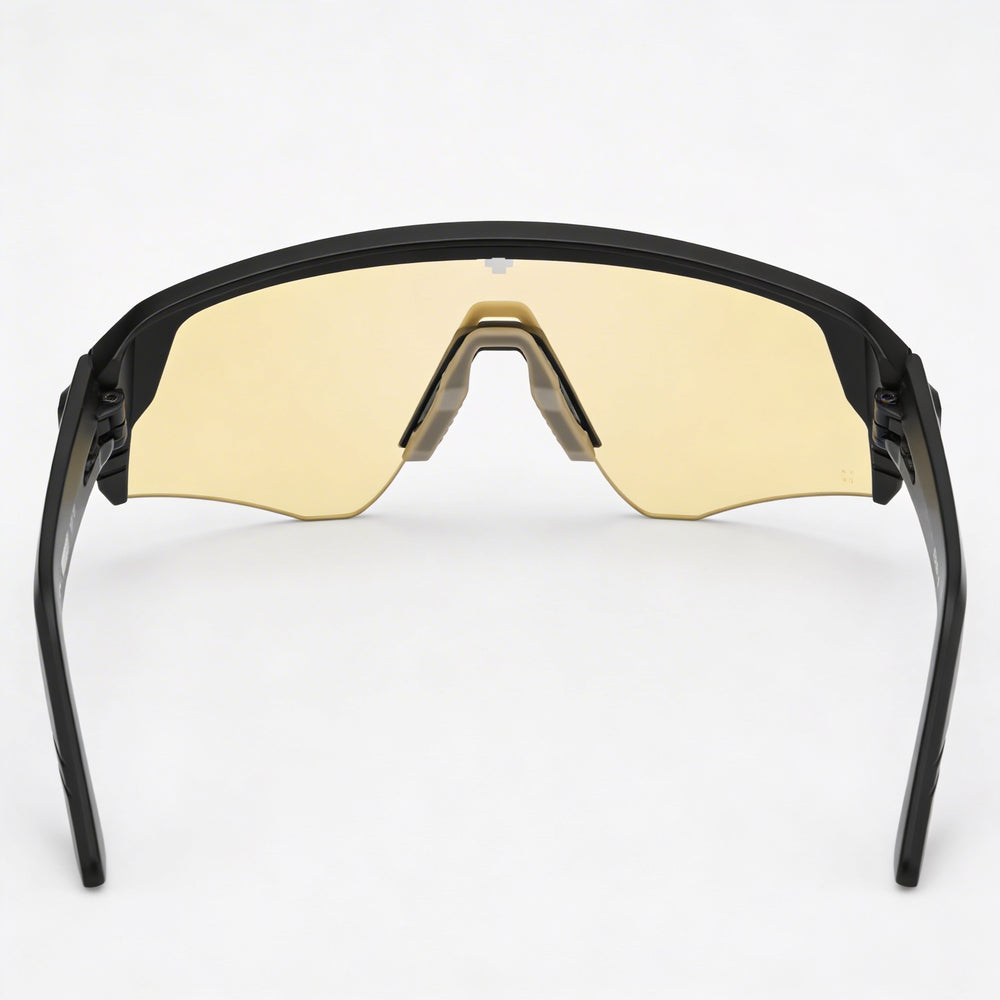 Gafas de sol Spy Monolith Speed unisex de Pebax no polarizadas Negro mate Happy LL Amarillo 142mm