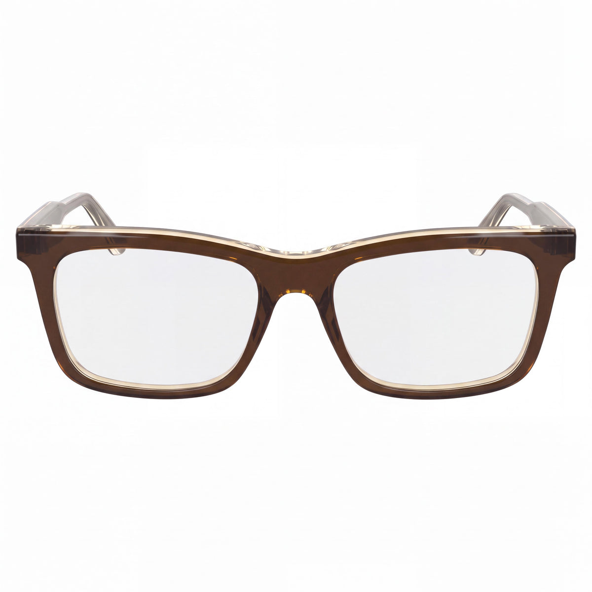 Calvin Klein 24542 Men's Acetate Light Brown Crystal Polycarbonate Optical Glasses 54-19-145mm, Photo 2