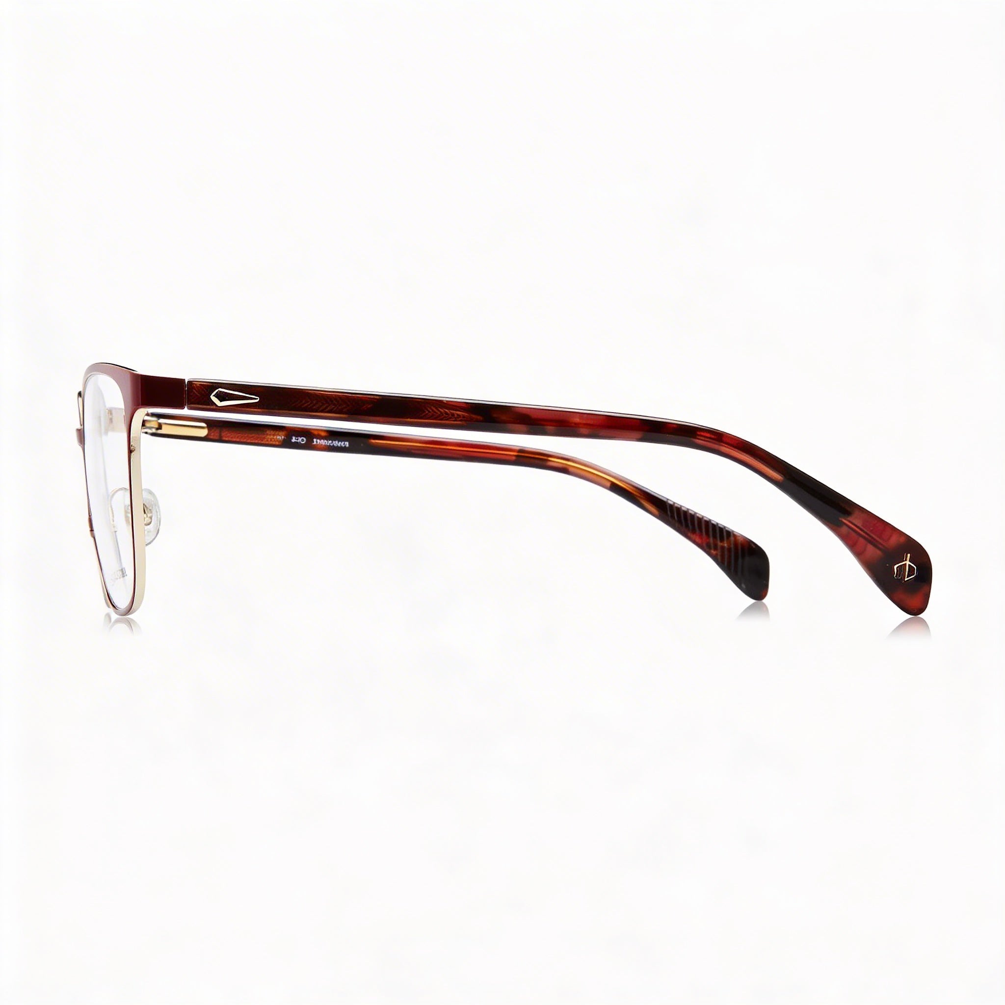 rag & bone Gafas de sol modernas para mujer con montura de acero aleado, acabado rojo burdeos y lentes de policarbonato de 53 mm, Photo 3