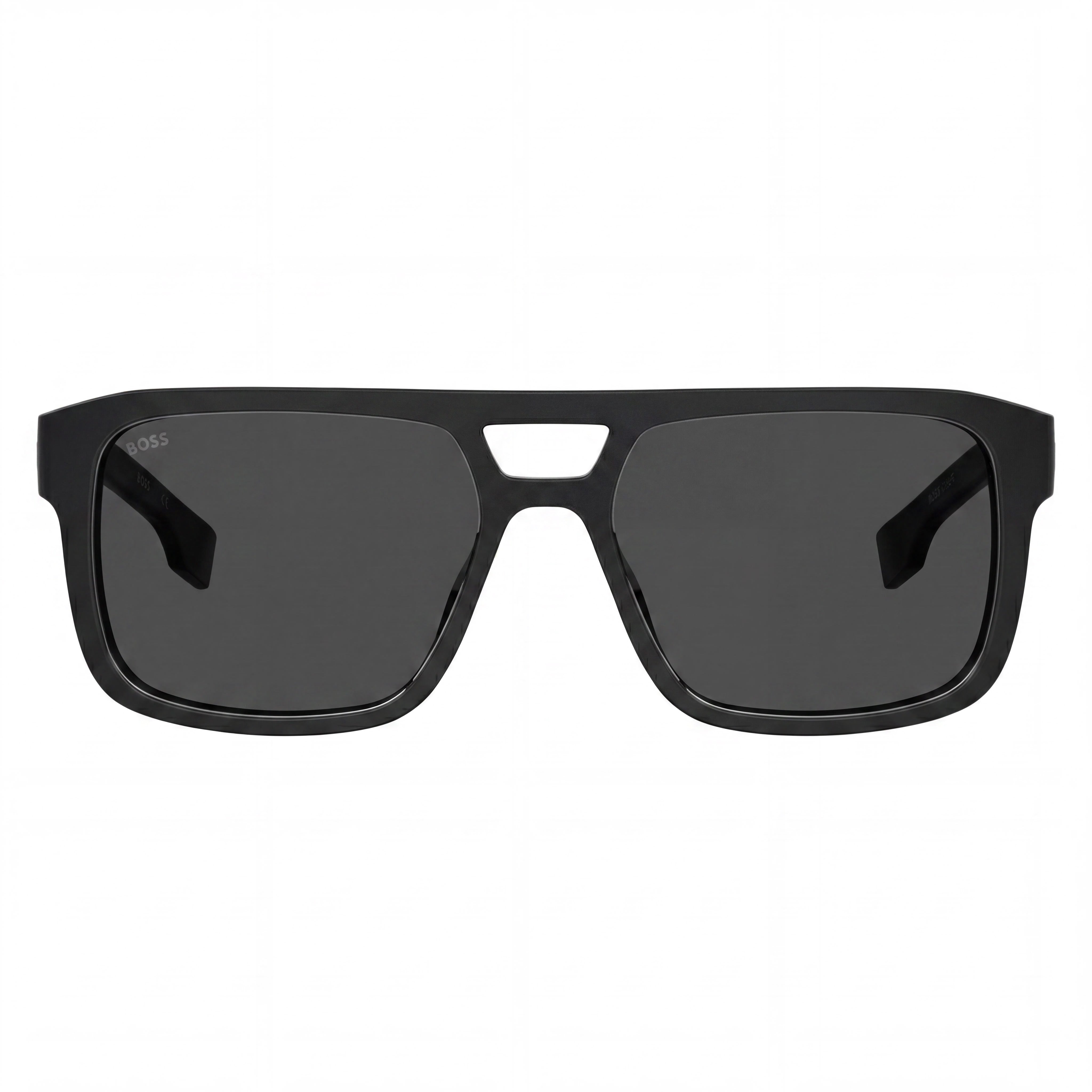 HUGO BOSS BLACK Gafas de sol informales para hombre negras de CELULOSA ECO P.INJ UV 300 no polarizadas 43,9mm, Photo 2