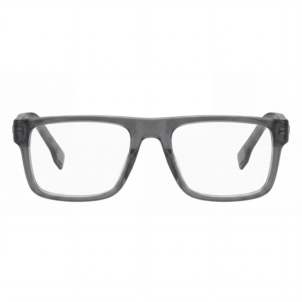 Gafas graduadas rectangulares para hombre HUGO BOSS 1652, montura gris de ECO CELLULOSE P.INJ, 53-18-145, Photo 2