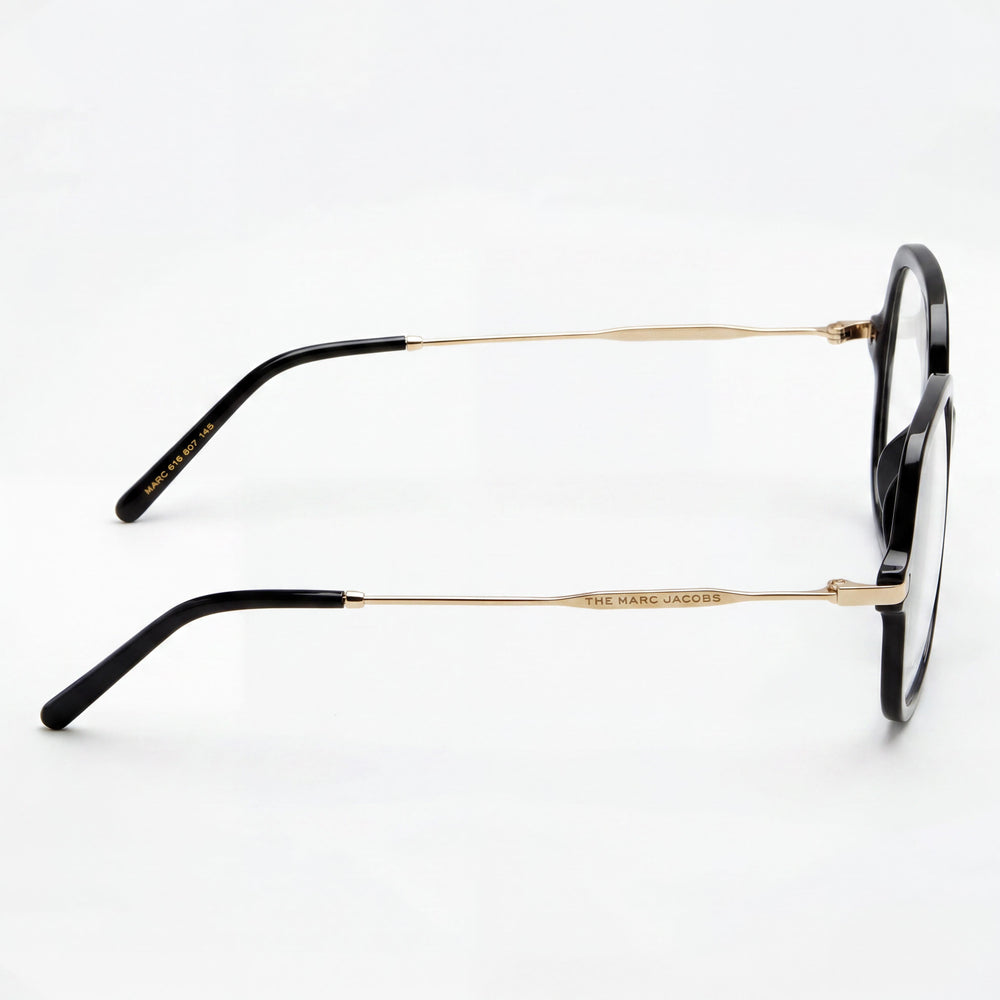 Marc Jacobs Comtemporary Sunglasses for Women with Black Acetate Frame and Non-Polarized Lenses 53mm