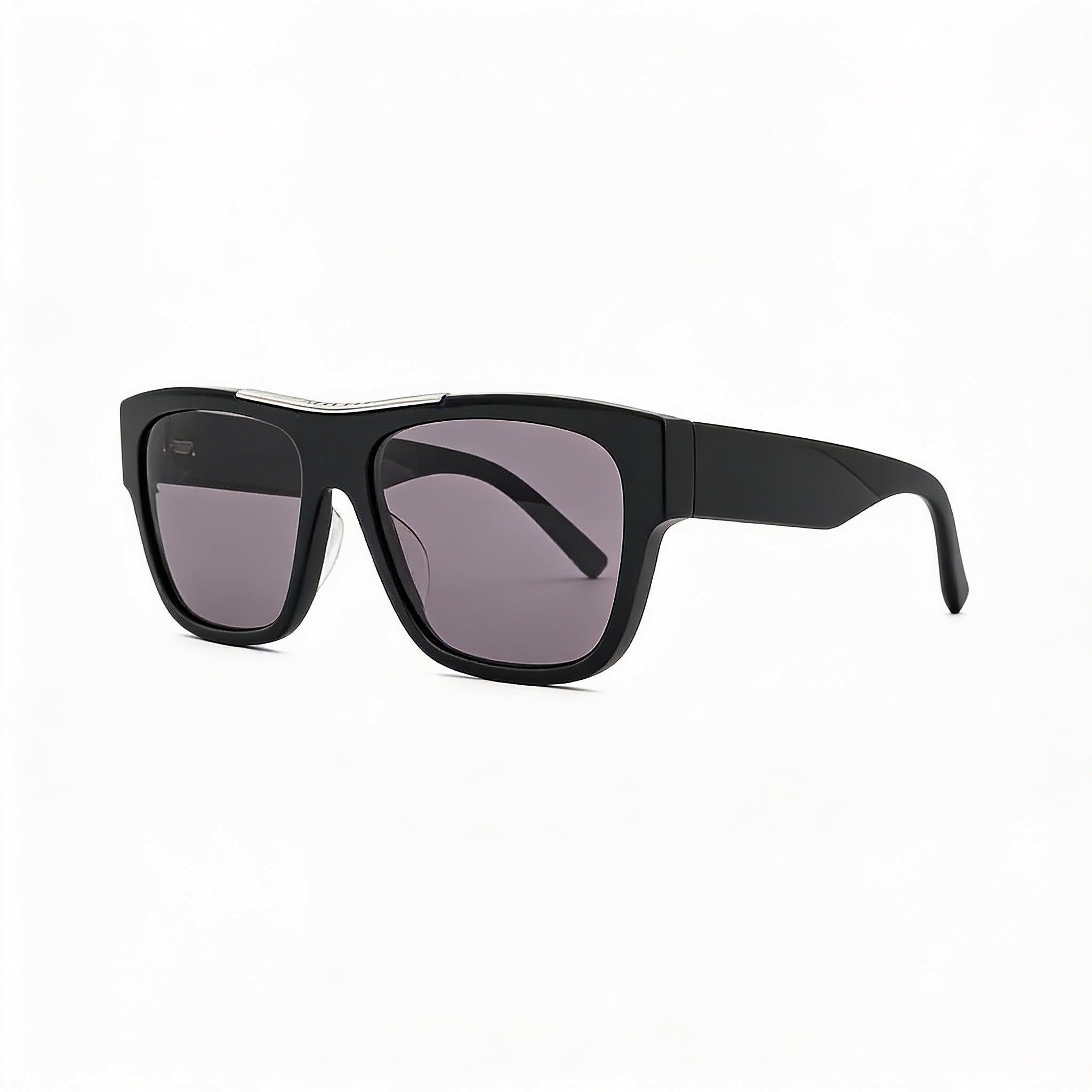 Givenchy GV40006U Unisex Square Black Acetate Dark Grey Non-Polarized 100% UV Protection 58mm Sunglasses, Photo 3