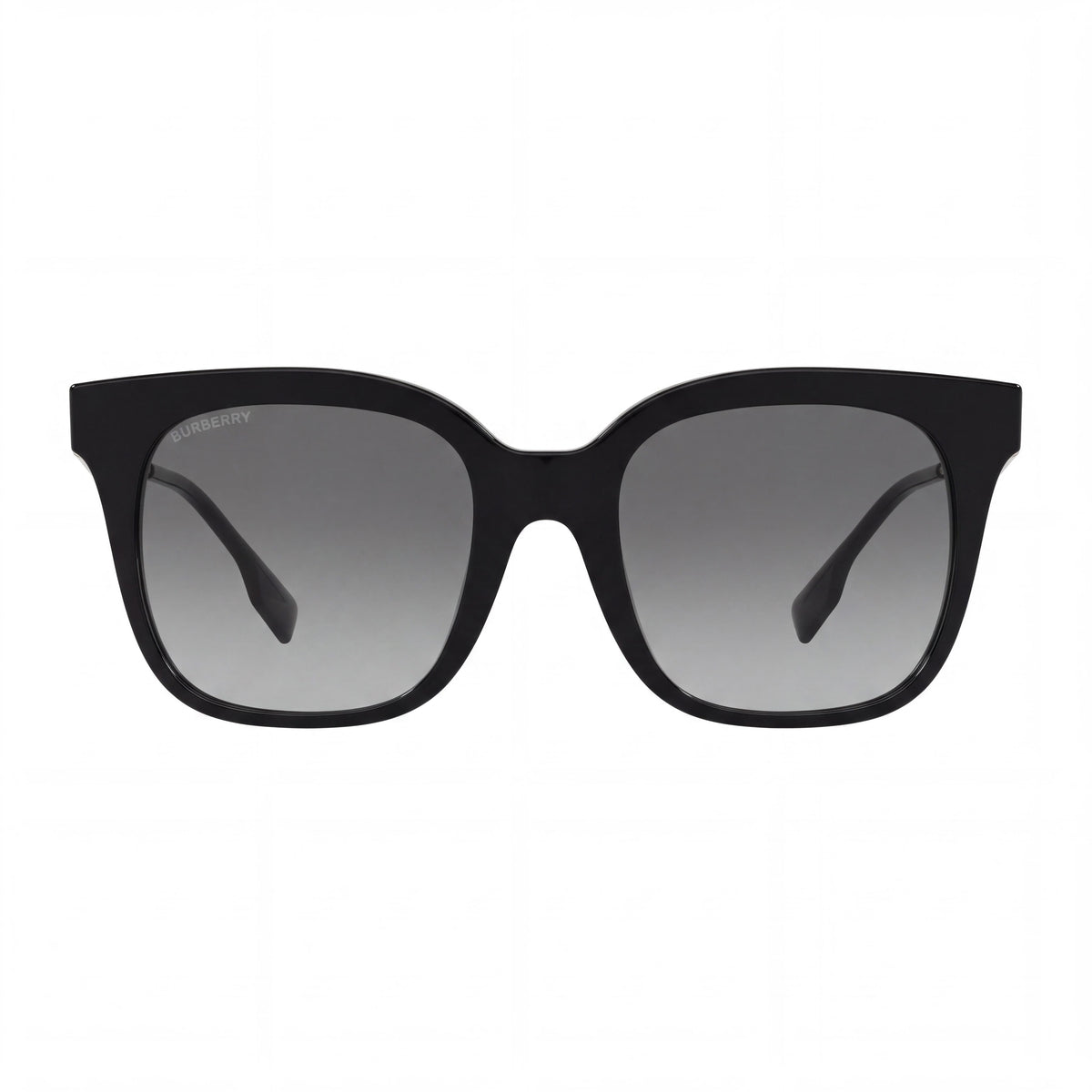 Gafas de sol BURBERRY evelyn be 4328 para mujer, montura de plástico negra, lentes degradadas grises, 100% protección UV, graduables, 52 mm, Photo 2