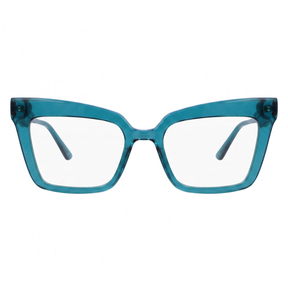 Gafas de sol modernas para mujer KARL LAGERFELD con montura inyectada en color petróleo y lentes a juego en color petróleo de 51 mm