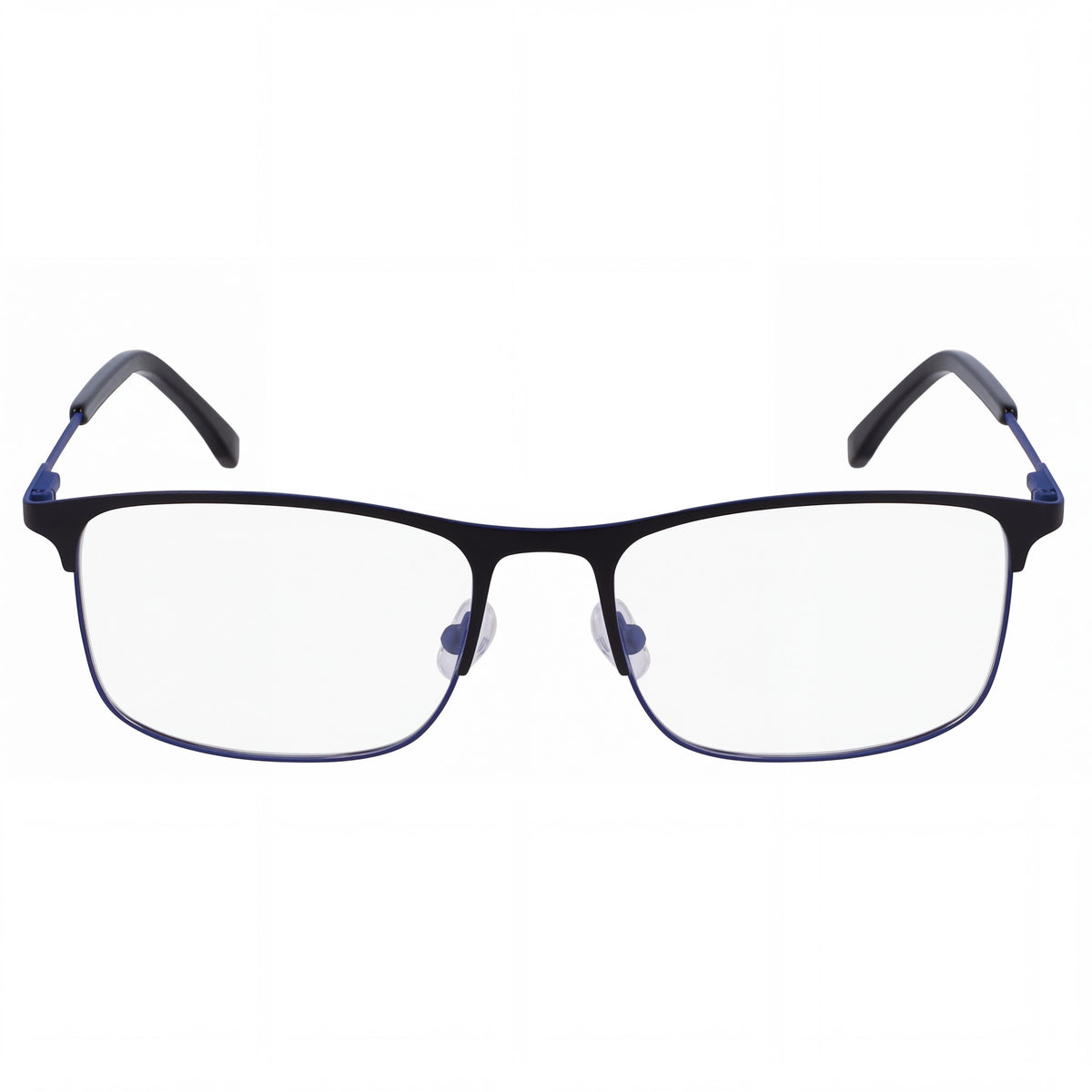 Lacoste L2252 Men's Metal Matte Black Blue Rectangle Eyeglasses 54mm, Photo 2
