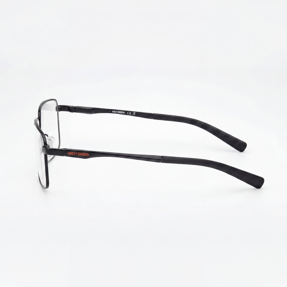 Harley-Davidson Classic Unisex Gafas de Sol Marco de Metal Negro Mate Lentes de Policarbonato Multicolor No Polarizadas 60mm