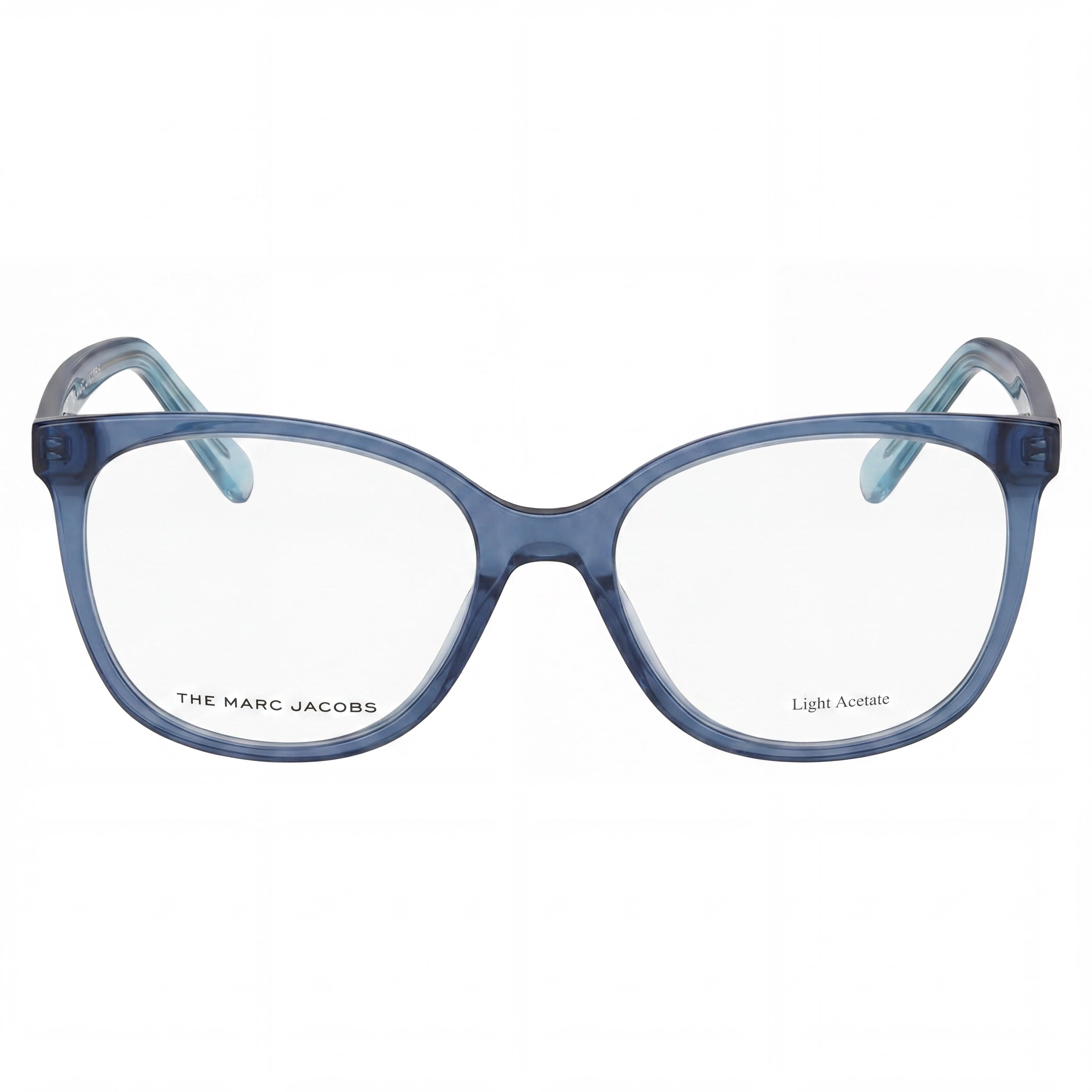 Armazón de gafas de acetato Marc Jacobs MARC 540 para mujer en color azul azur con 53 mm de ancho de lente, 17 mm de puente y 140 mm de longitud de patilla, Photo 2