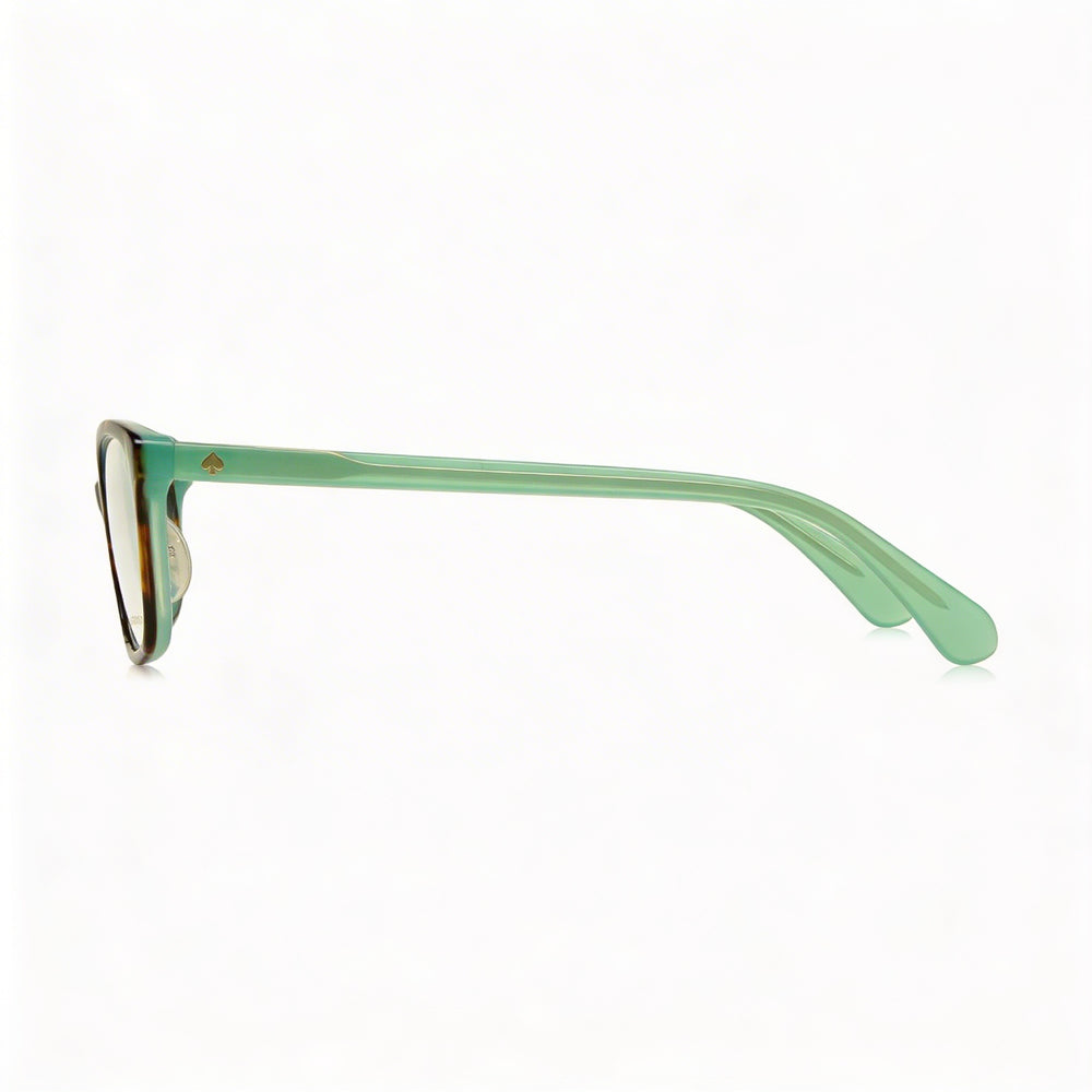 Kate Spade New York Abbeville Women's Havana Gold Plastic Rectangle Havana non- Prescription-Ready Sunglasses 48mm