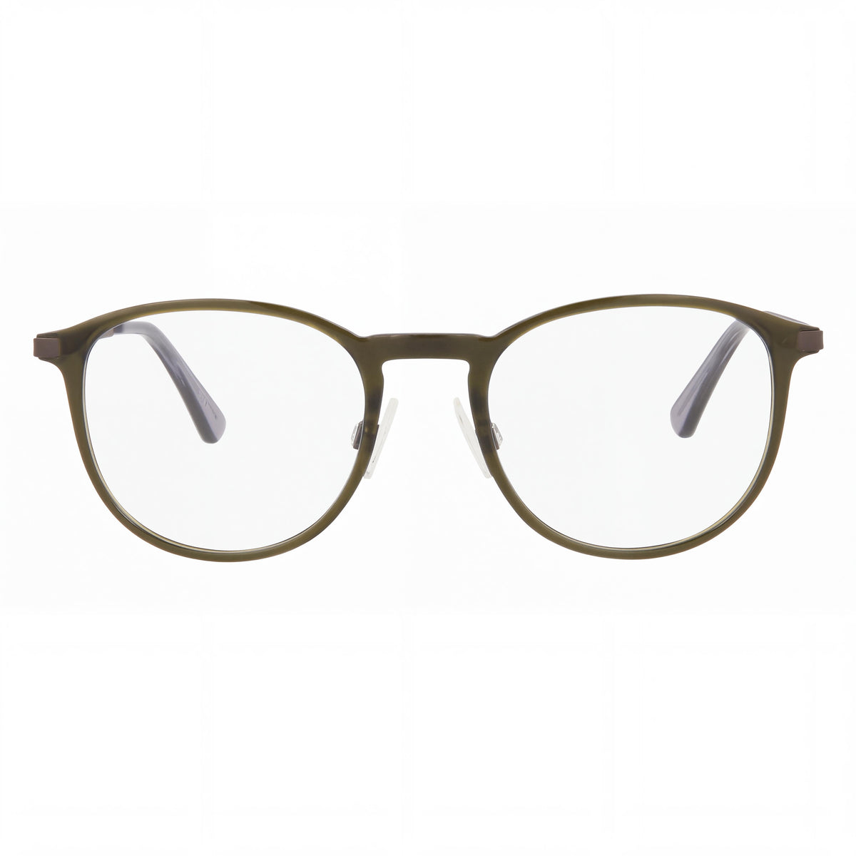 Gafas graduadas PUMA Pu0078o-002 unisex con montura de plástico verde transparente y gris plomo (lente 49 mm, puente 20 mm, varilla 140 mm), Photo 2