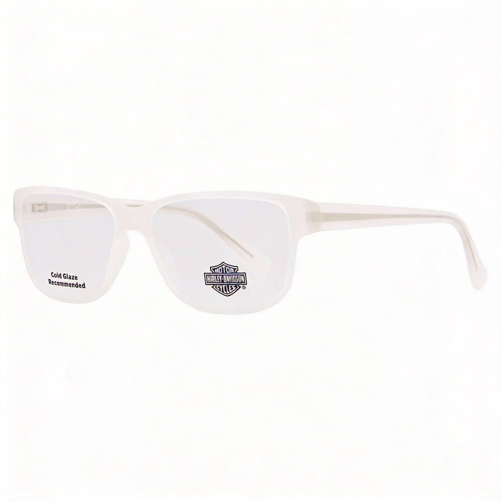 Gafas Harley-Davidson HD0981 rectangulares de plástico para hombre, color negro cristal, 53-15-145 mm
