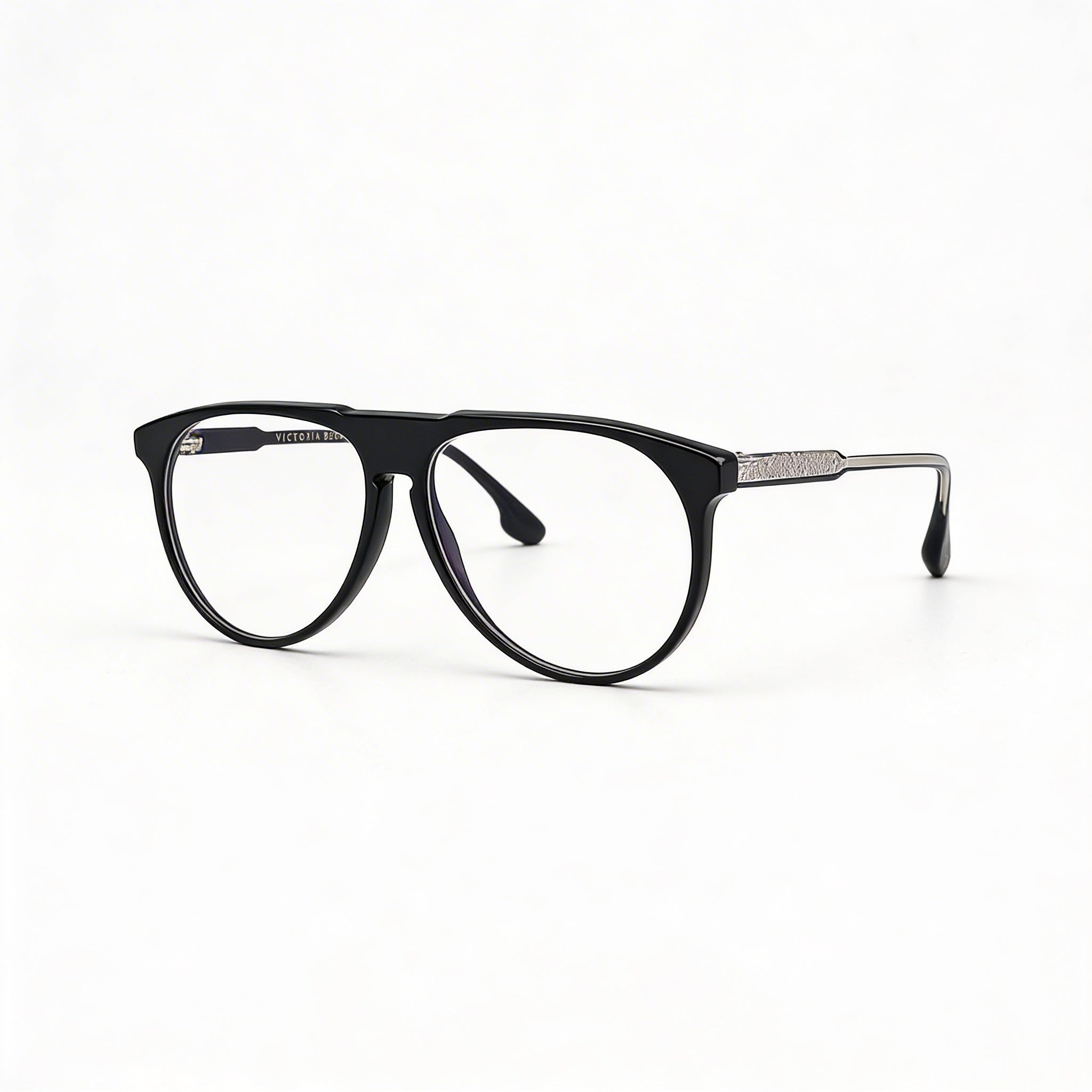 Gafas de sol Victoria Beckham Vb2602 de hombre con montura de metal negro y lentes de policarbonato, ancho de lente de 58 mm, Photo 3