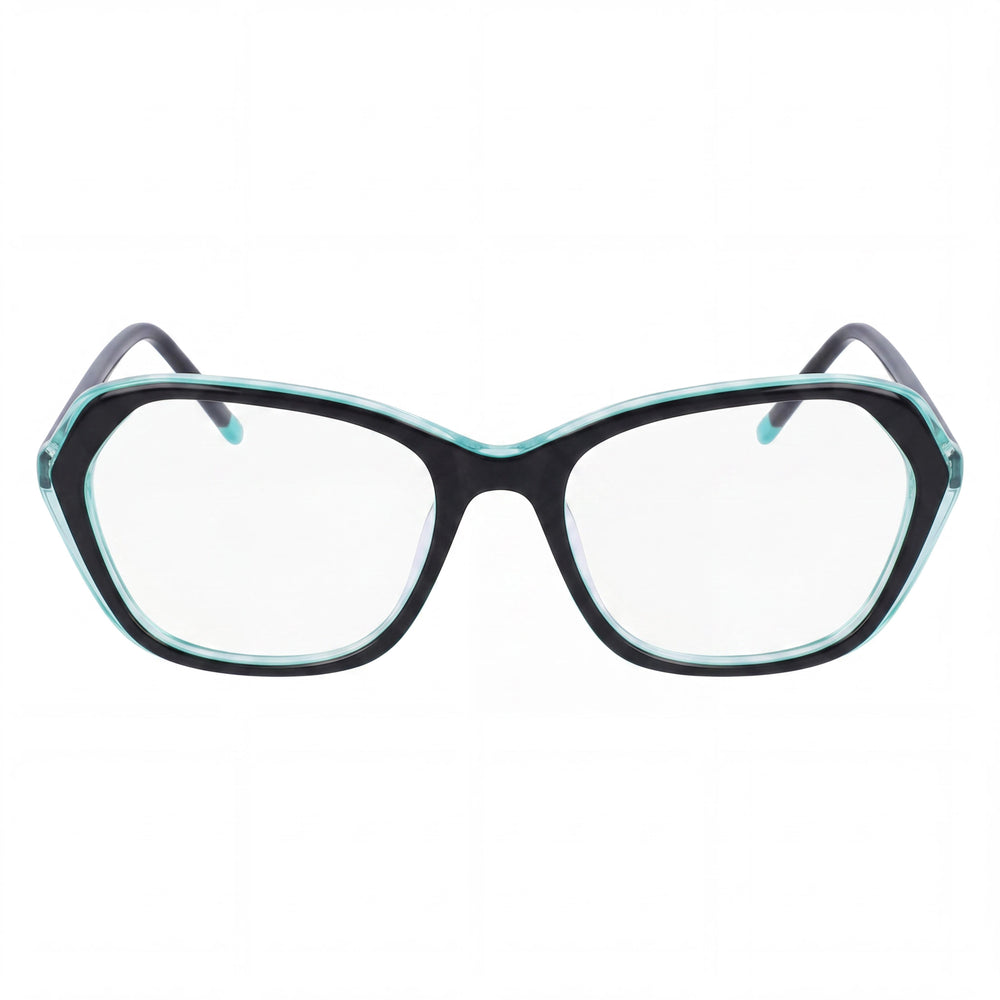 DKNY Modern Unisex Sunglasses with Black Aqua Frame and Polycarbonate Lenses, Size 52-17-135