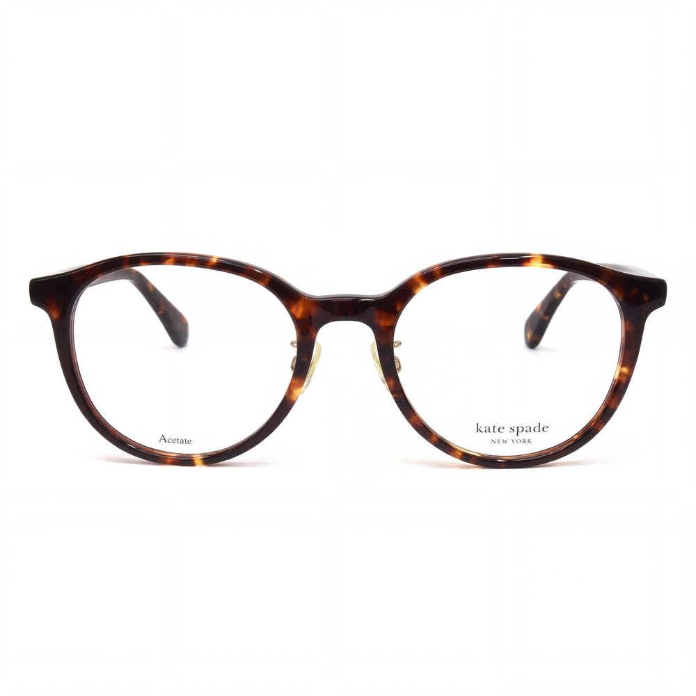 Gafas Kate Spade New York con montura de acetato para mujer y lentes de plástico transparente, talla 50-19-140