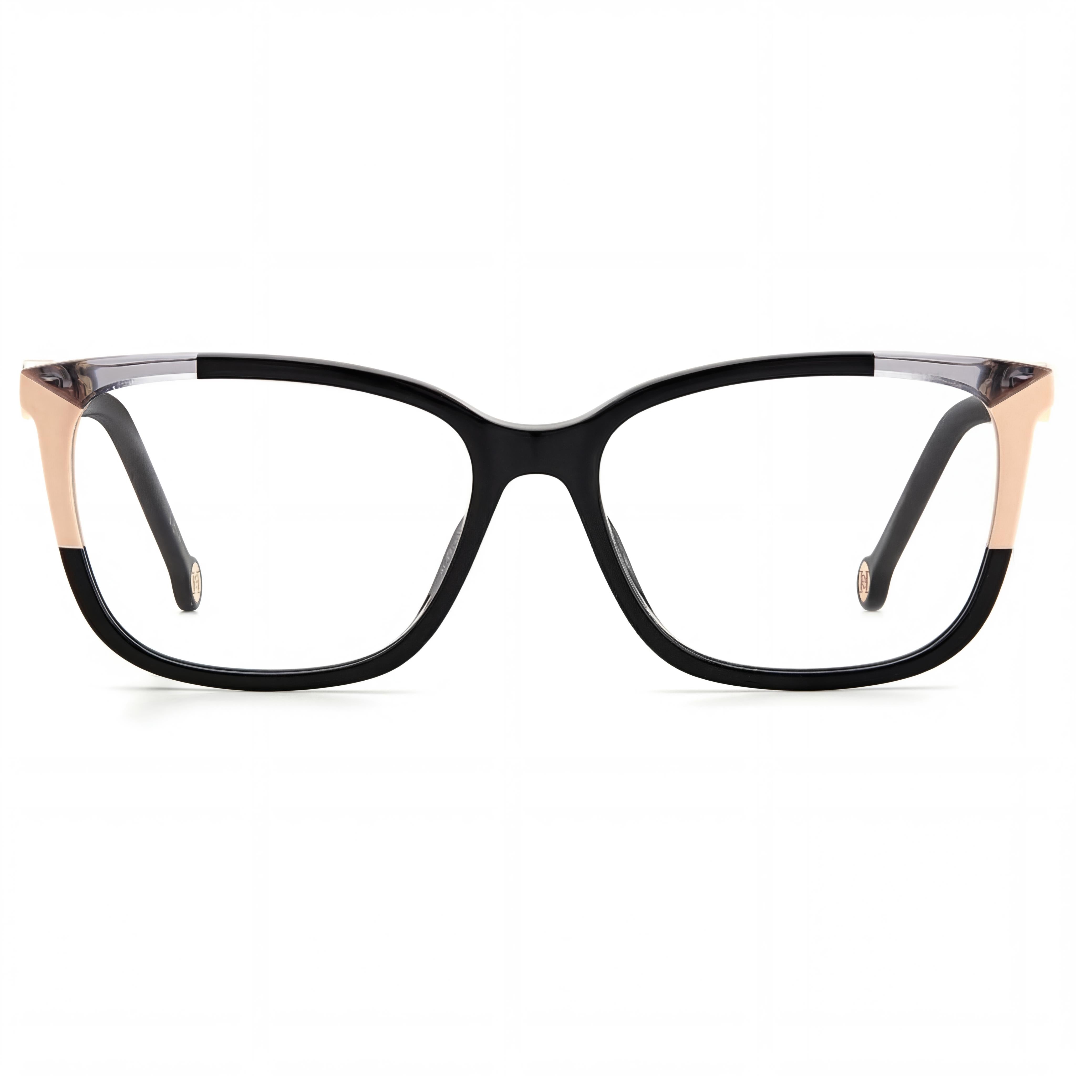 Gafas de sol Carolina Herrera CH 0055 para mujer, montura de acetato, lentes de policarbonato polarizadas en negro nude con estuche de 54 mm, Photo 2