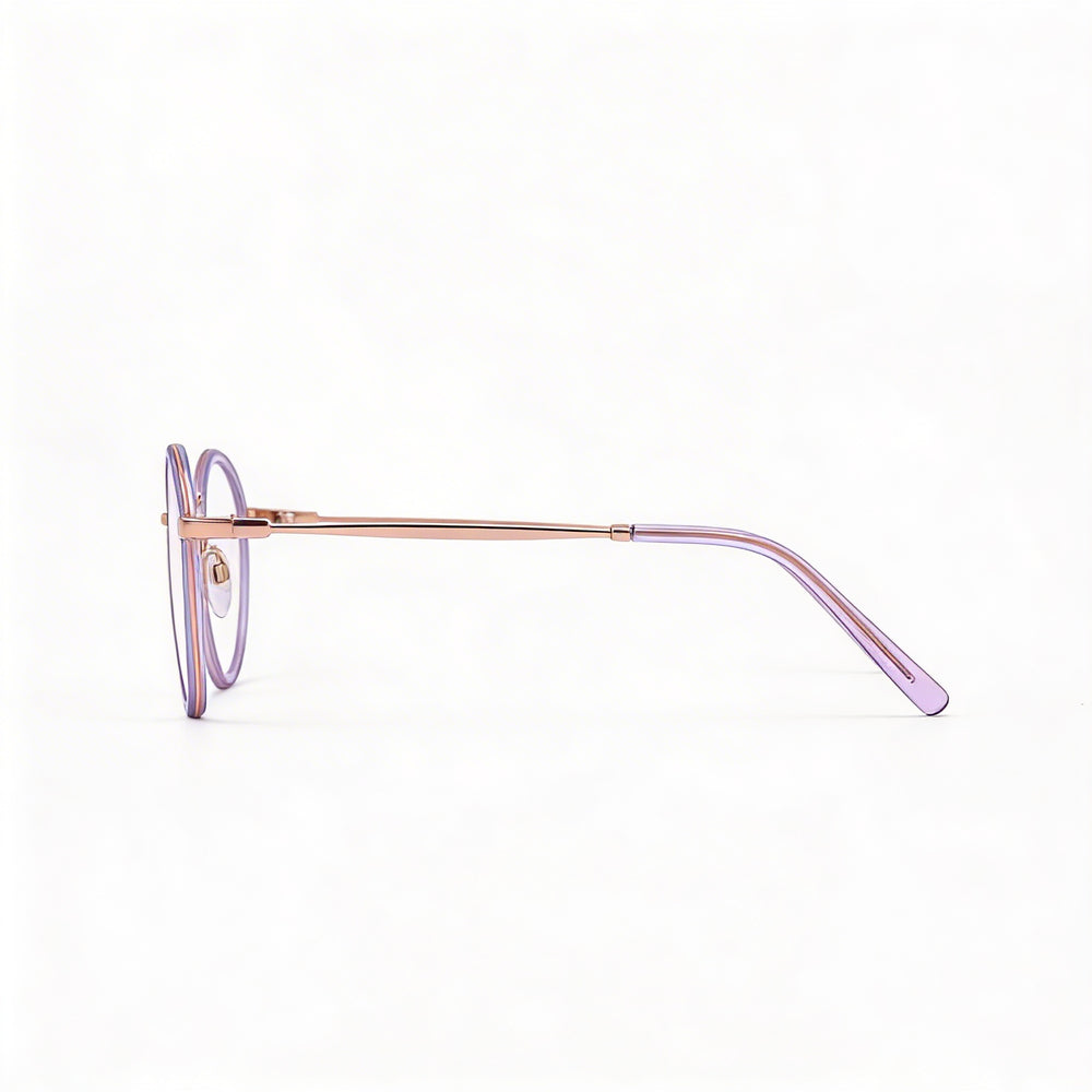 Gafas de sol Marc Jacobs Modern para mujer, de acero aleado, no polarizadas, color lila, 49 mm