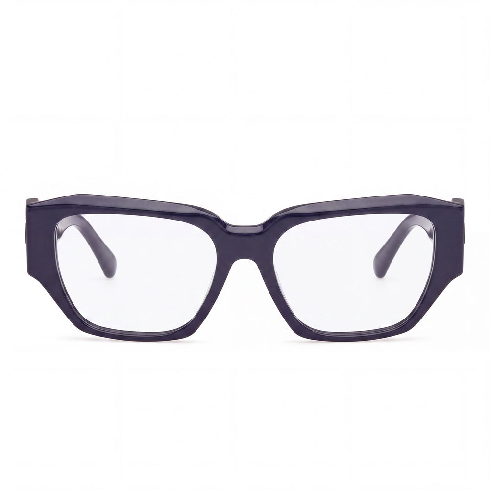 MaxMara Mm5182 Women's Sunglasses with Shiny Blue Plastic Frames and Polycarbonate Lenses, 52-16-140mm