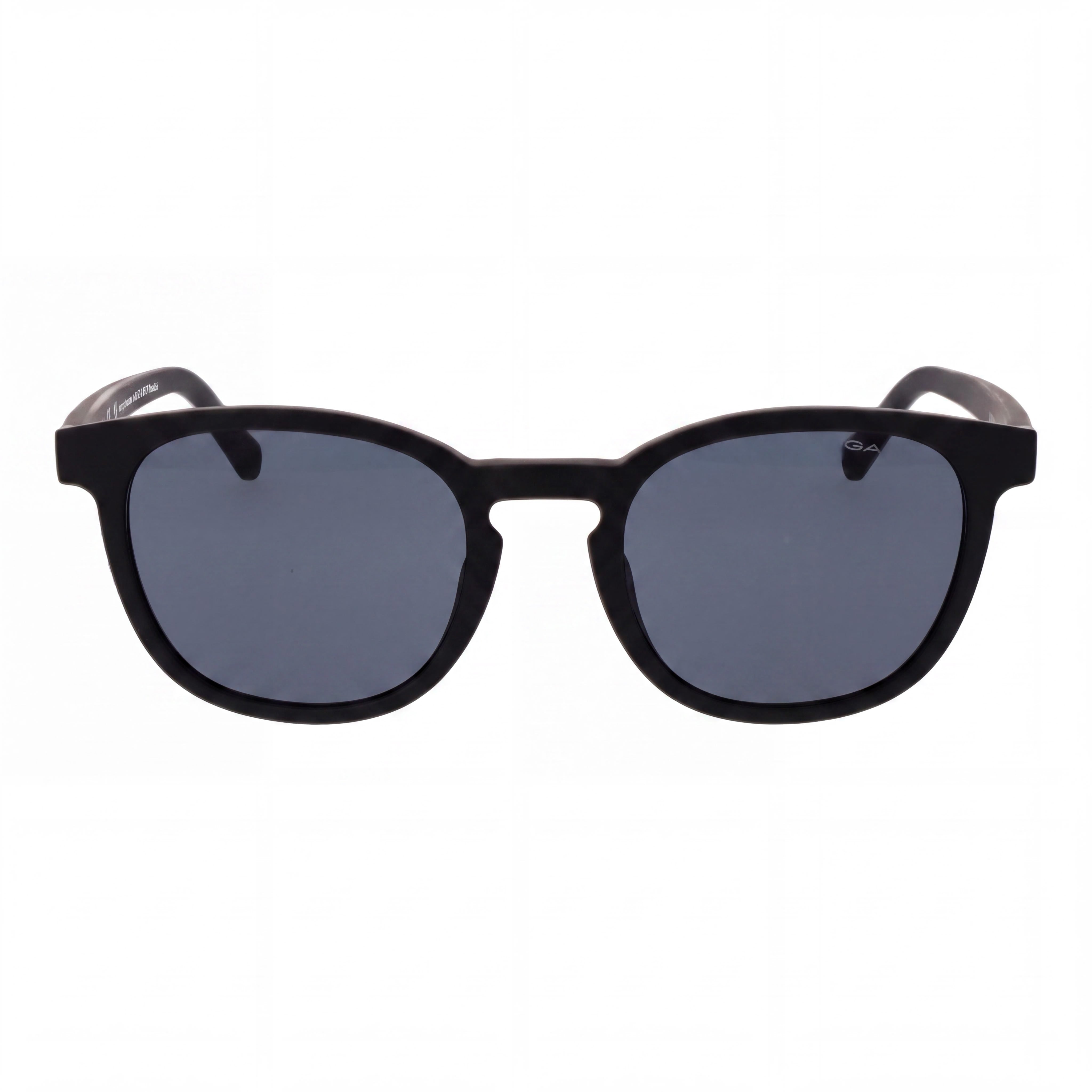 GANT GA7203 Gafas de sol modernas para hombre con montura inyectada en negro mate y lentes de plástico ahumado, 53-22-145, Photo 2