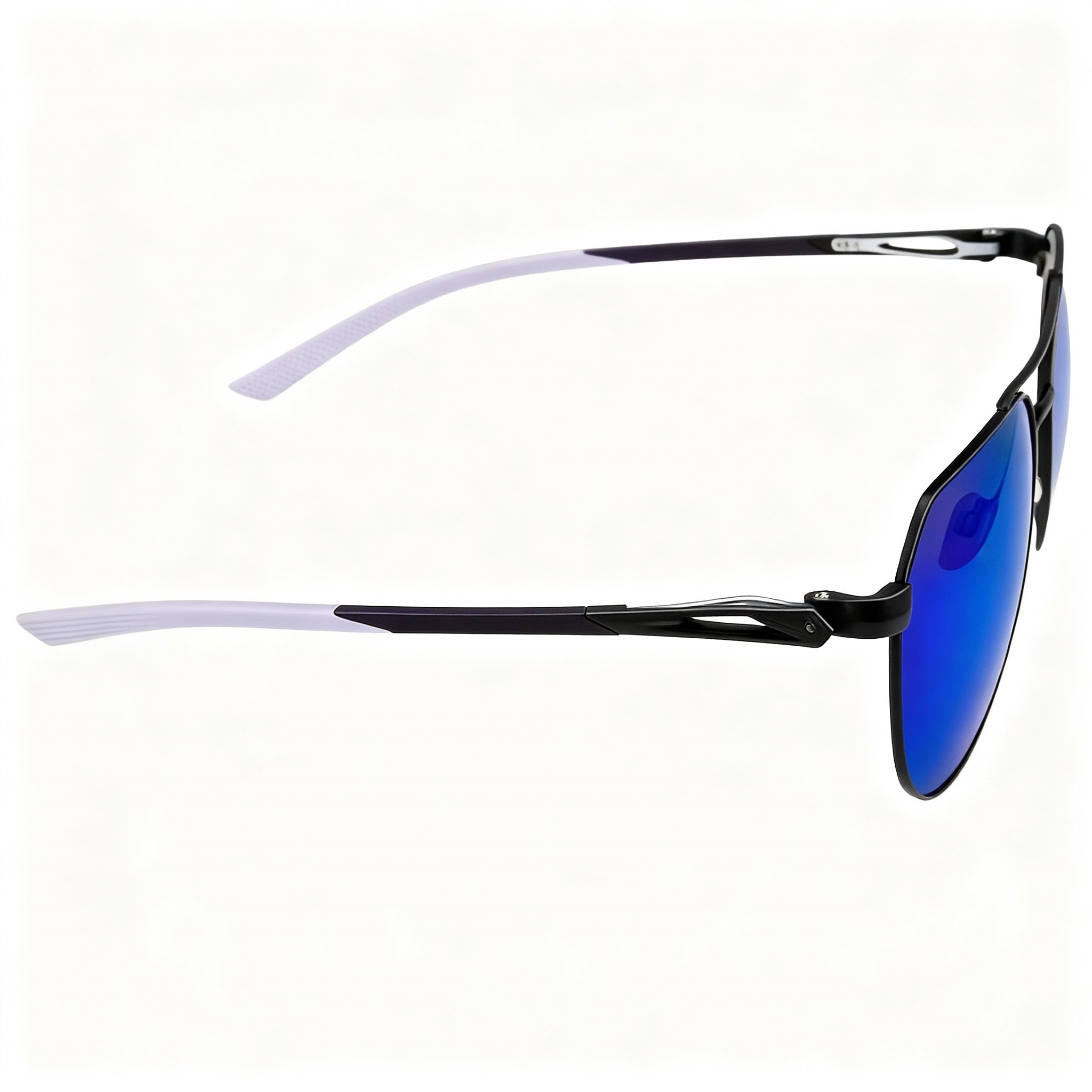 Nike CLUB NINE M DQ0924 Unisex Stainless Steel Wayfarers Non-Polarized Sunglasses Satin Black Grey Ultraviolet 60mm, Photo 3