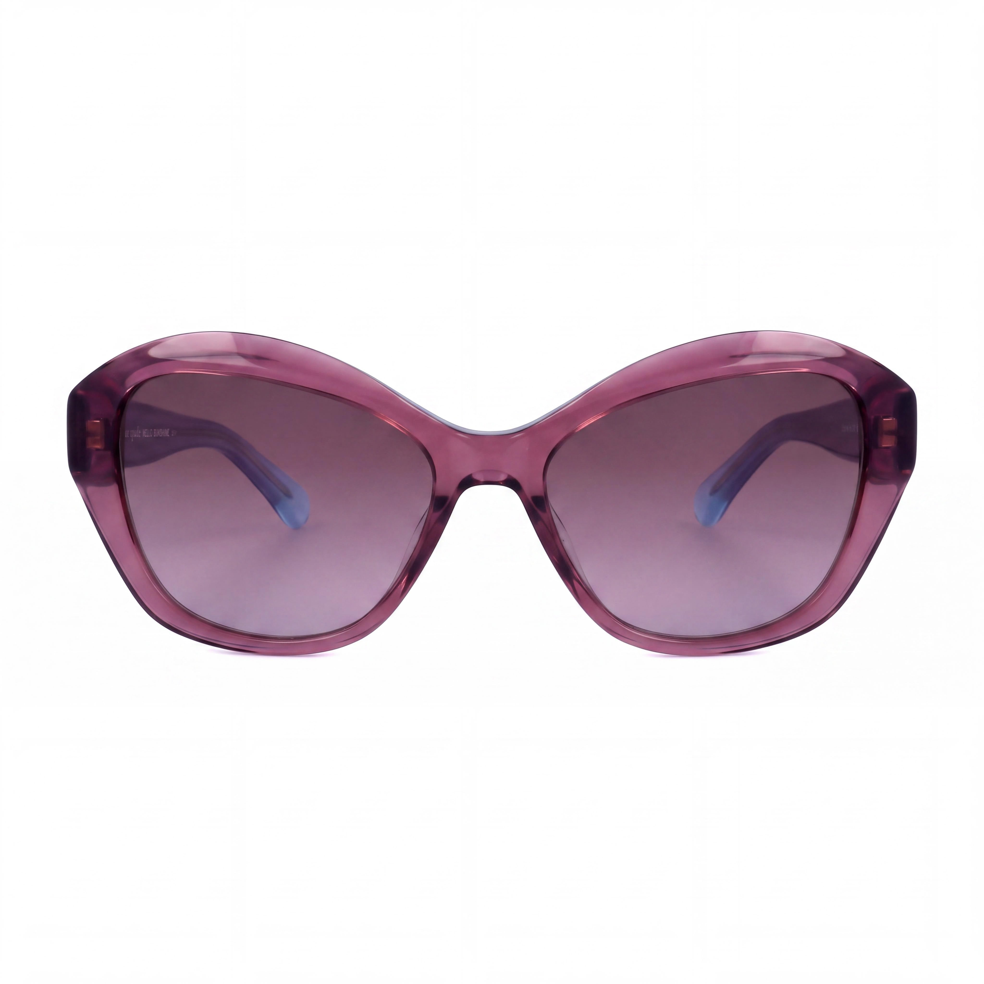Gafas de sol Kate Spade New York con diseño de ojo de gato para mujer, acetato rojo, lentes rosas de doble tono, protección UV 400, 54 mm, Photo 2