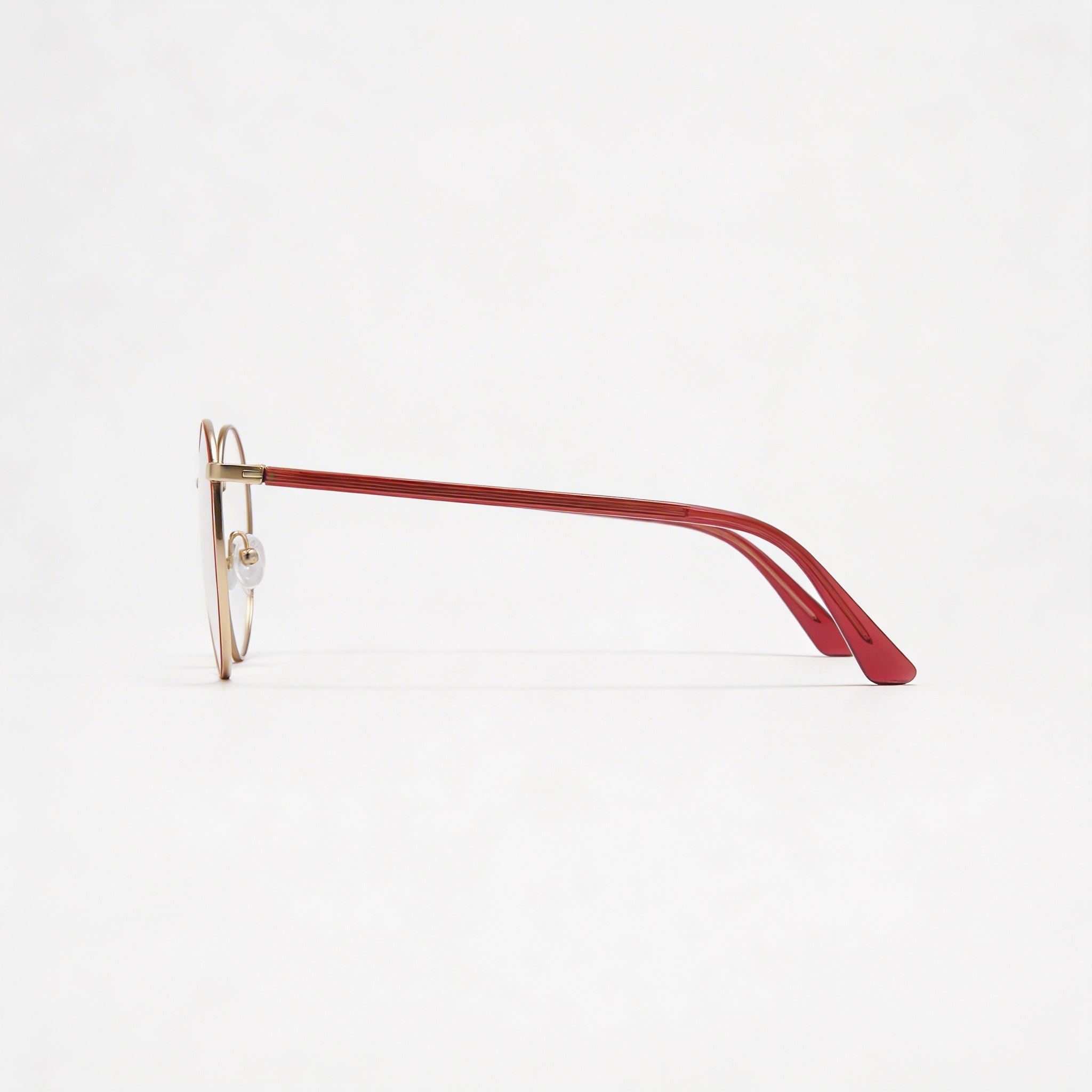 Calvin Klein Ck23106 Gafas de sol unisex con montura de metal rosa y lentes de policarbonato de 51 mm, Photo 3