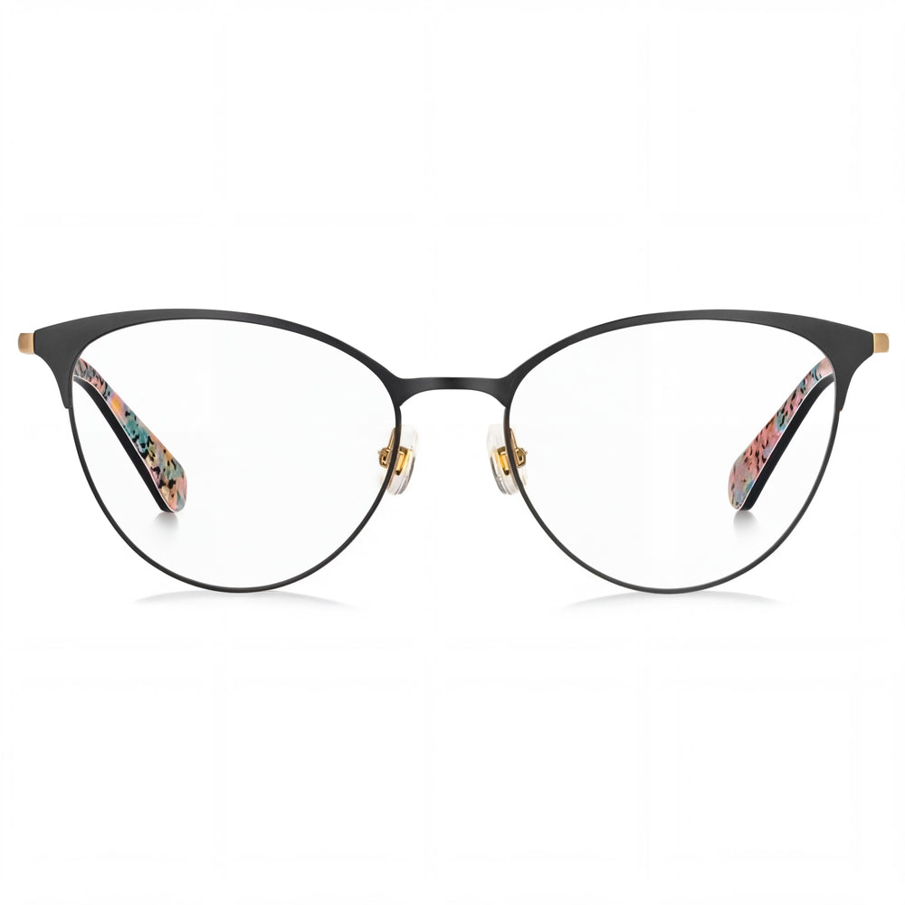 kate spade new york Izabel/G Women's Eyewear featuring a Metal Frame, Metallic Black Pink Finish, and Polycarbonate Lenses, 53mm