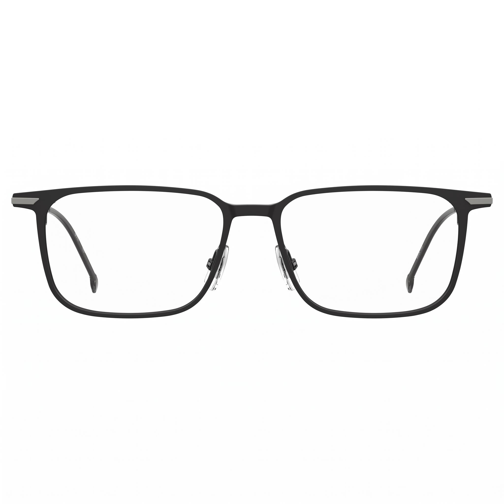 Hugo Boss Modern Eyewear, designed for a Unisex fit, with a Matt Black Titanium Frame and 55mm Lens Width, Photo 2