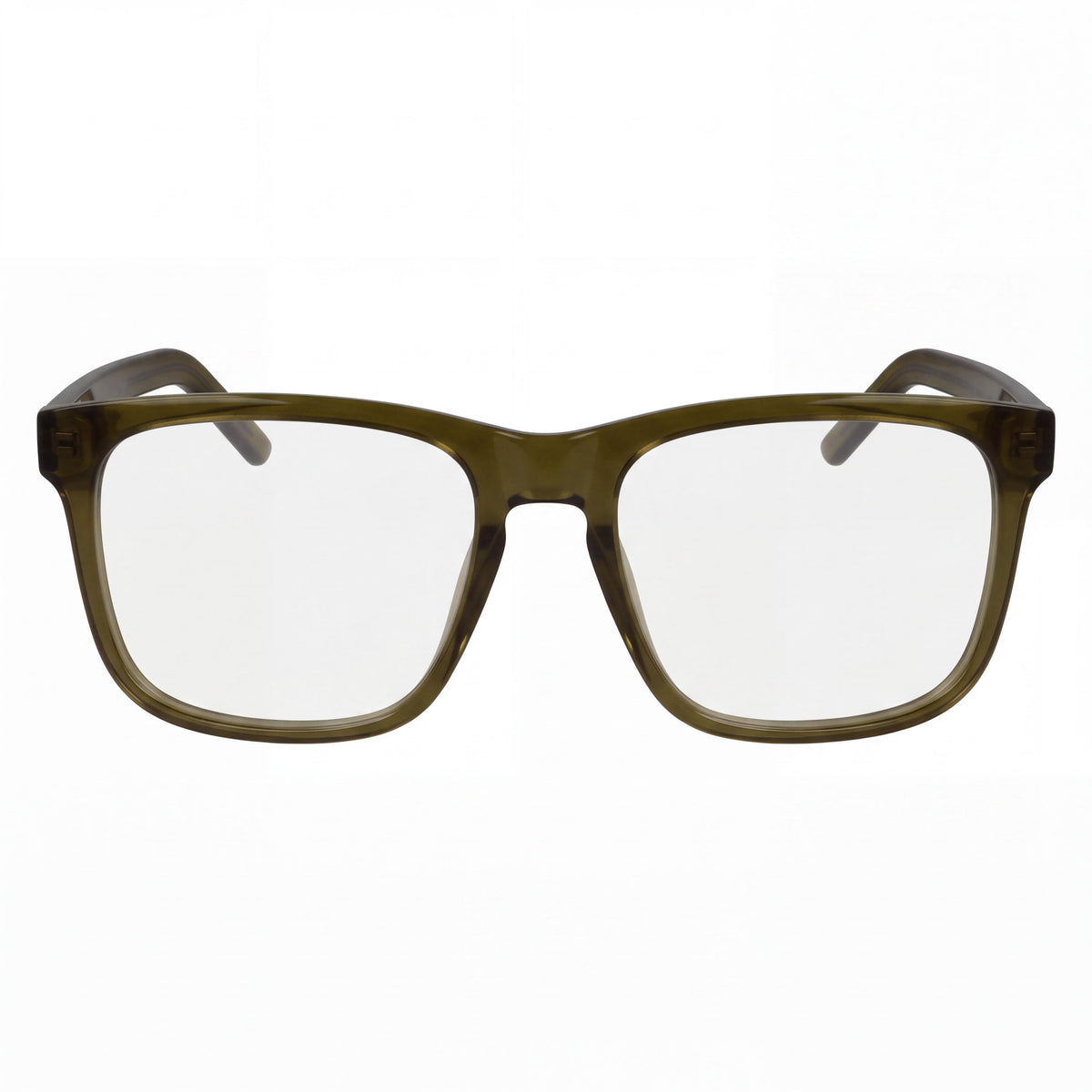 PUMA Pu0517o-004 Unisex Classic Acetate Eyeglasses Green Transparent Frame Multicolor Lenses 55-17-145, Photo 2
