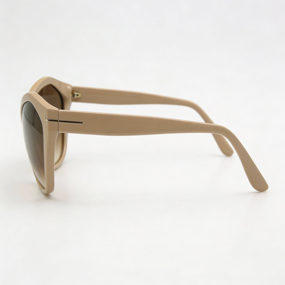 Gafas de sol Tom Ford Ft0317 Blush con montura de acetato y lentes de espejo rosa de 62 mm con protección UV