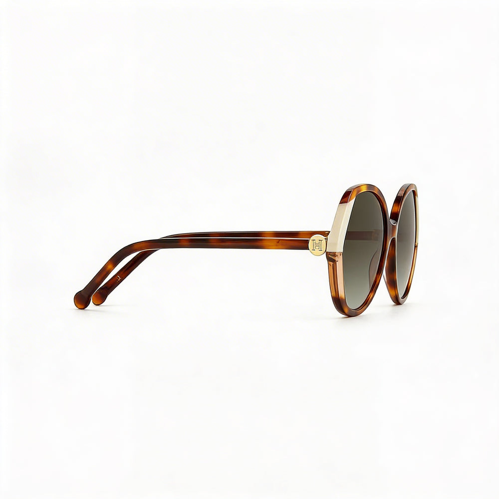 Carolina Herrera Ch 0051/S Women's Havana Ivory Acetate Butterfly Brown Gradient UV Protection Sunglasses 58-20-145
