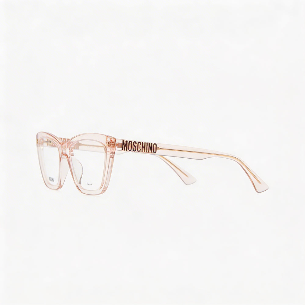 Gafas de sol Moschino Modern para mujer con montura de acetato nude y lentes de policarbonato, tamaño 52-17-140 mm