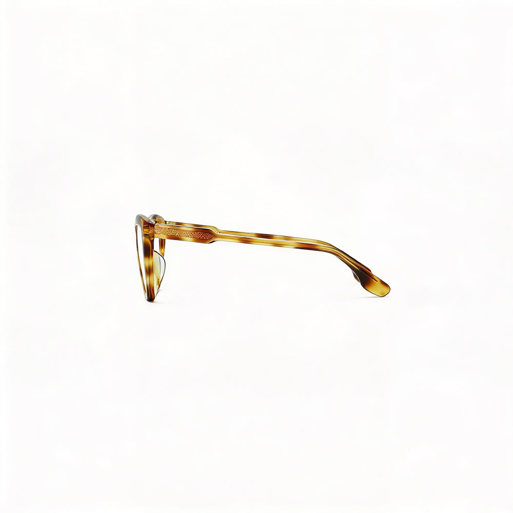Victoria Beckham Modern Style Sunglasses for Men – Acetate Frame in Blonde Havana with Polycarbonate Lenses – Size 57mm