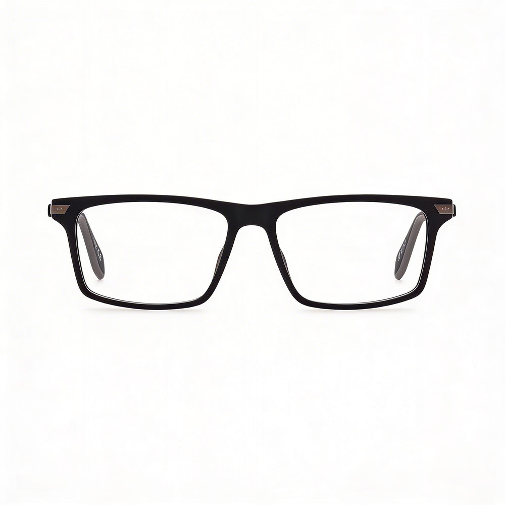 Gafas adidas Casual para hombre, montura de plástico negro mate, lentes sin policarbonato, talla 54-15-145