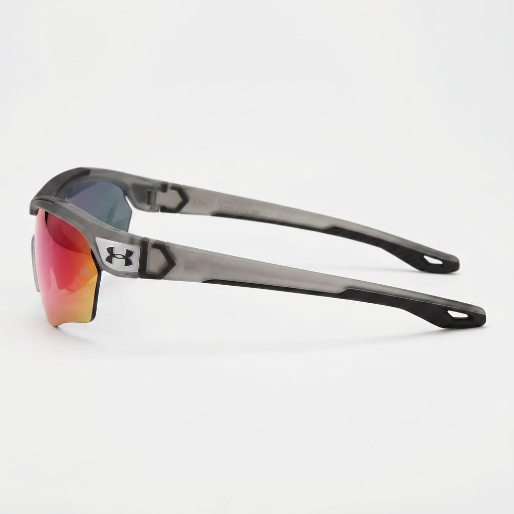 Under Armour Modern Unisex Polyamide Crystal Grey Frame Violet Blue Multilayer Lenses UV Protection 99mm