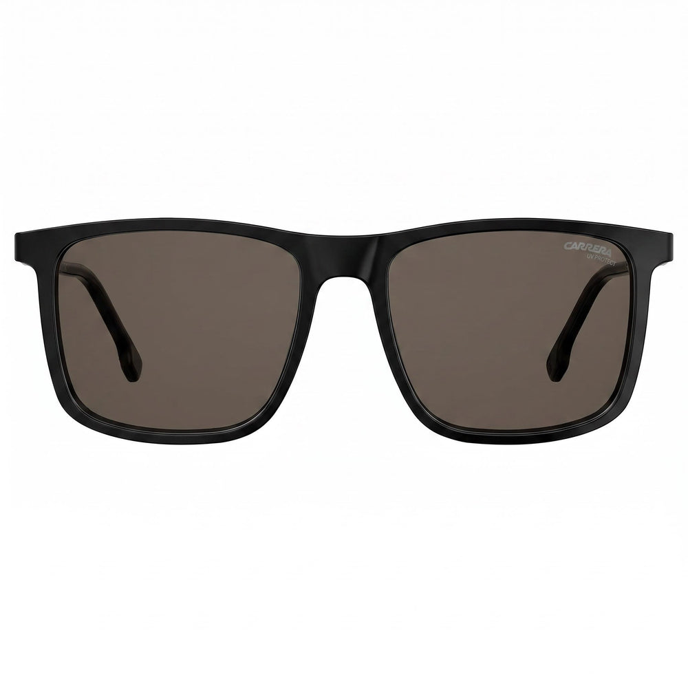 Gafas de sol Carrera 231/S unisex, armazón de poliamida negro, lentes de policarbonato con protección UV, 55mm