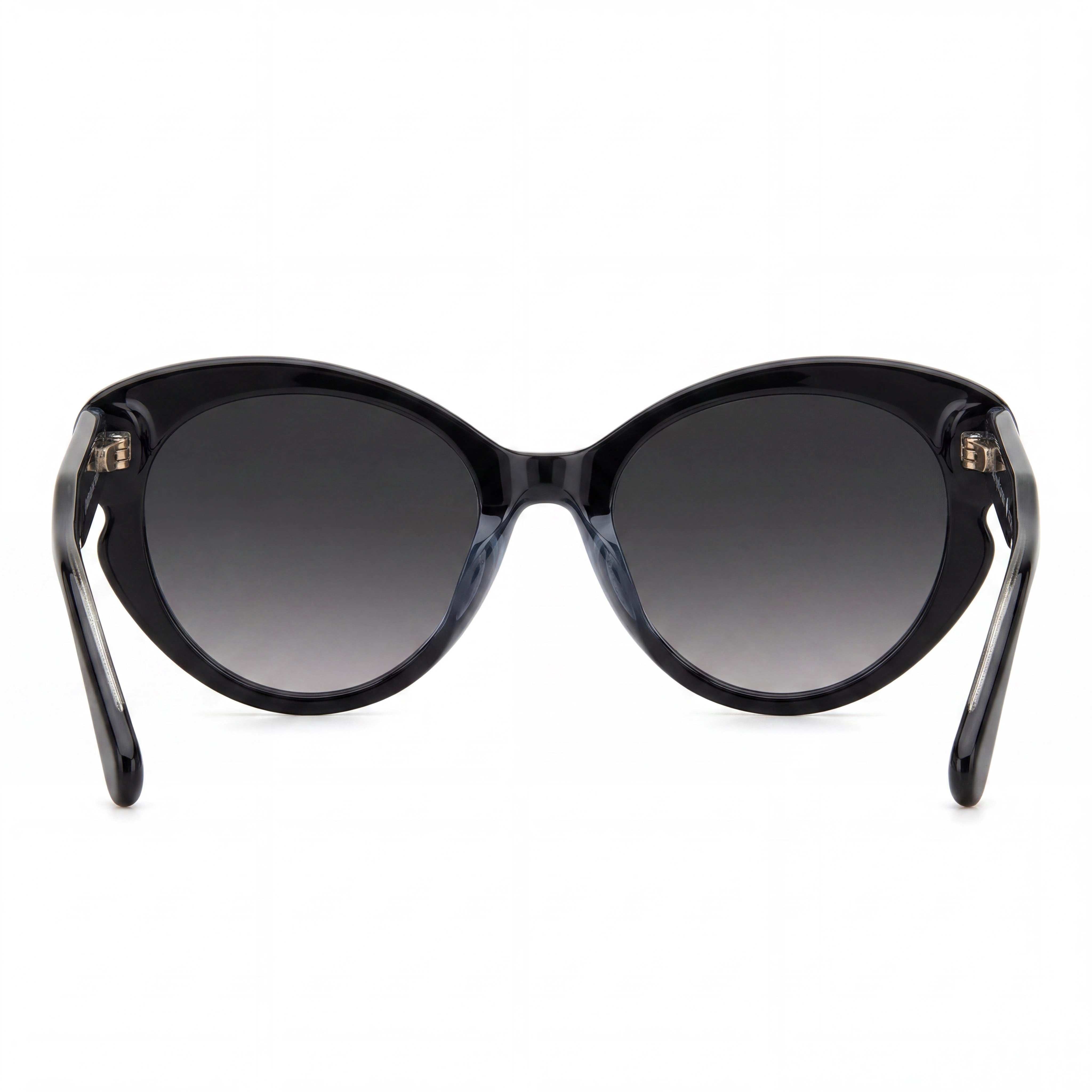 Gafas de Sol Clásicas de Ojo de Gato para Mujer kate spade new york, Plástico, Protección UV, Negro con Degradado Gris Oscuro 53mm, Photo 2