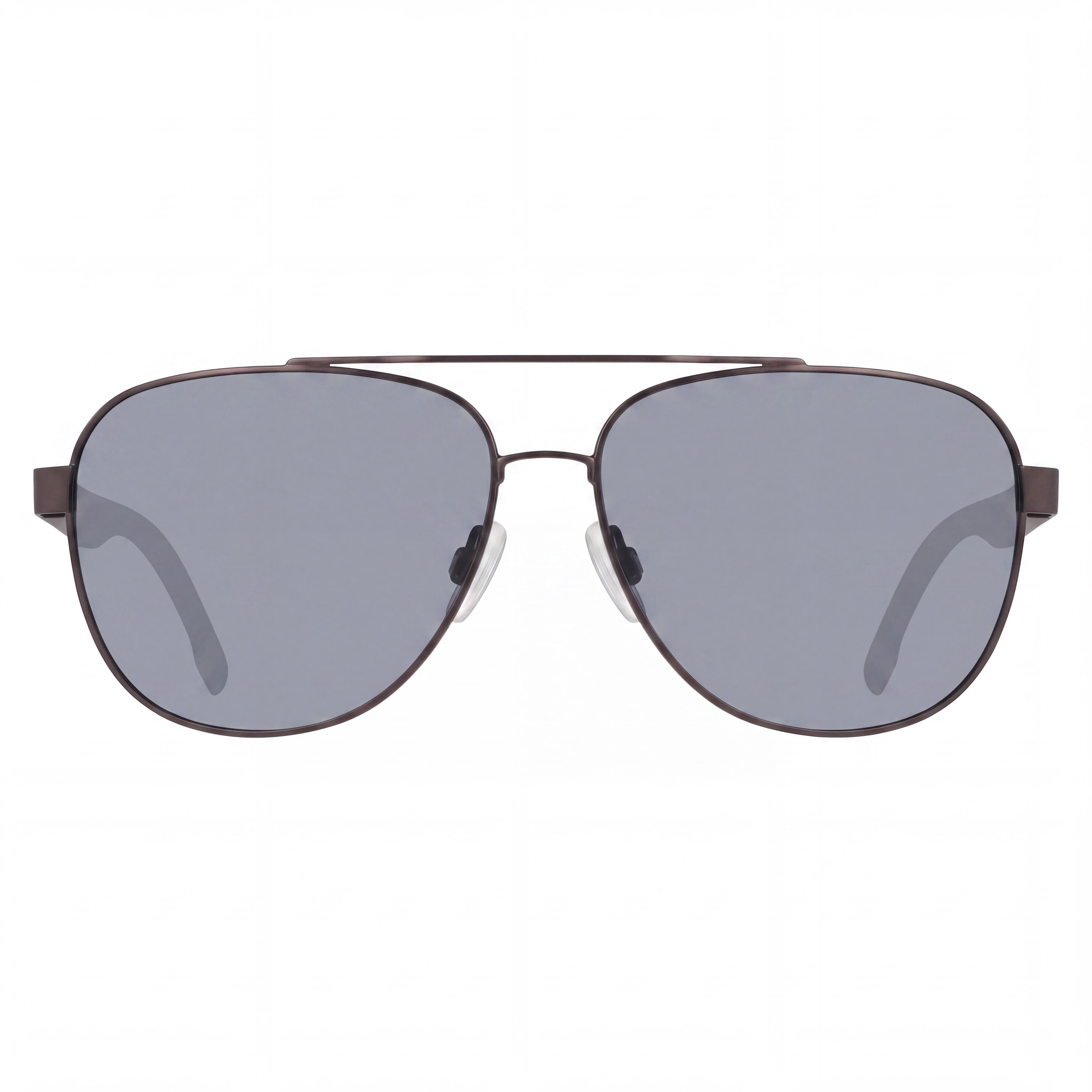 Nautica N107sp Men's Metal Pilot Sunglasses with Matte Gunmetal Frame, Multicolor Non-Polarized UV Protected Lenses, 60mm, Photo 2