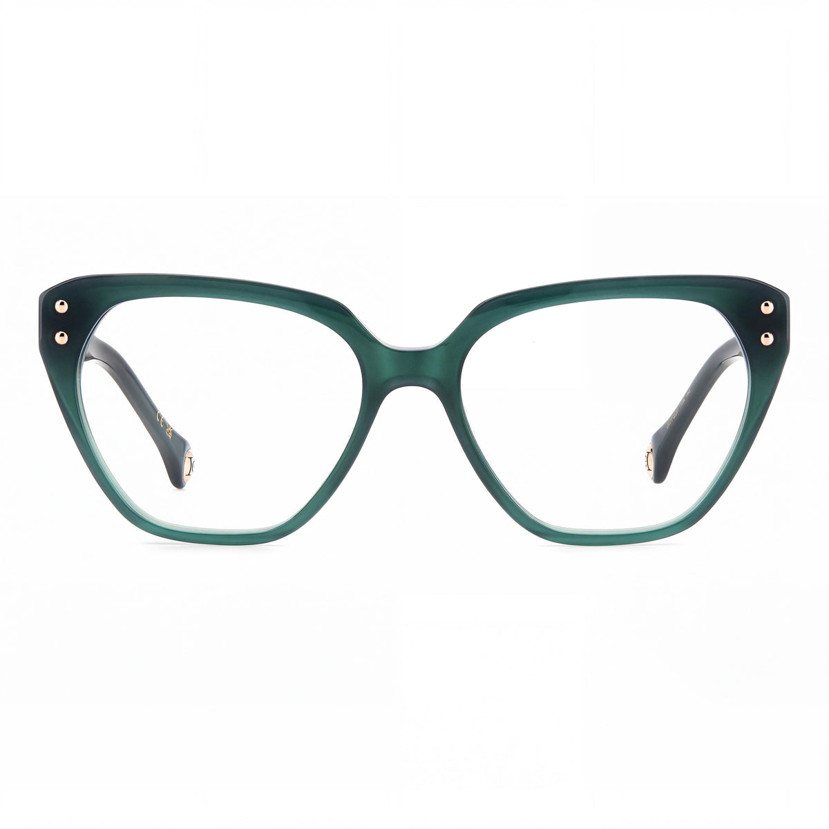 Carolina Herrera 0223 Women's Cat Eye ECO ACETATE Green Havana Non-Polarized Sunglasses 52-16-140, Photo 2