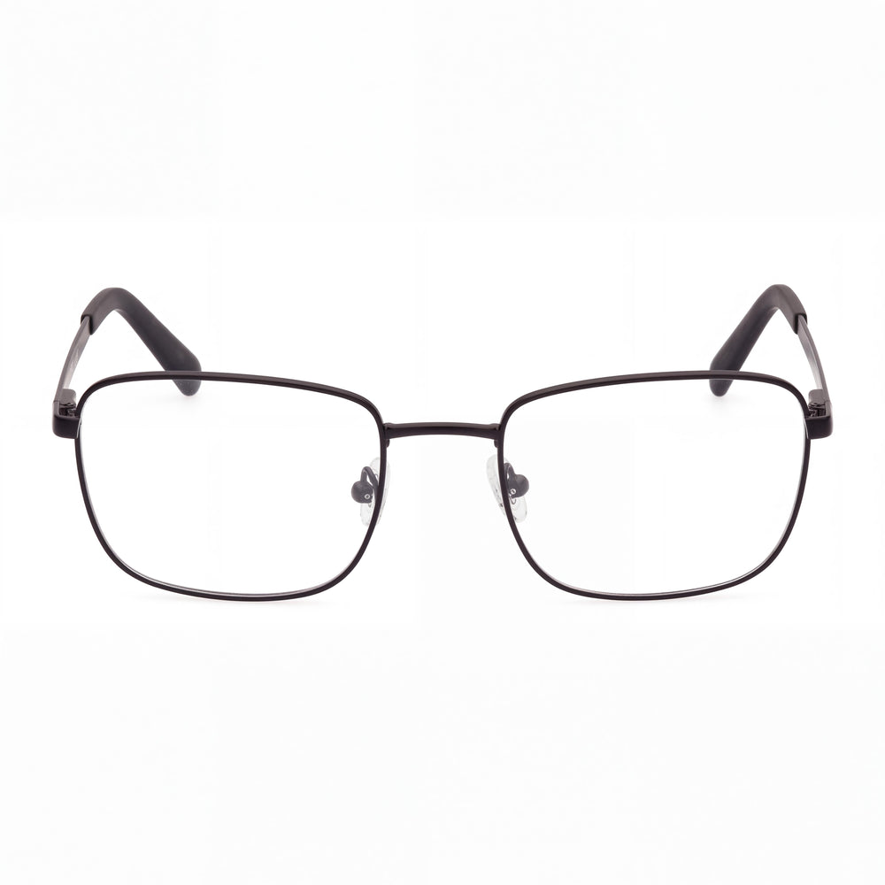 Marcolin GU50074 Unisex Reading Glasses, Metal Multicolored Frame, Plastic Matte Black Lenses, 52-20-145mm