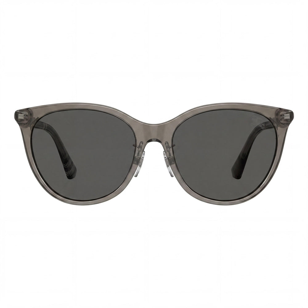 BURBERRY BE4464D Cat Eye Men's & Women's Grey Acetate Frame Dark Grey Polarized Lenses Sunglasses 56mm