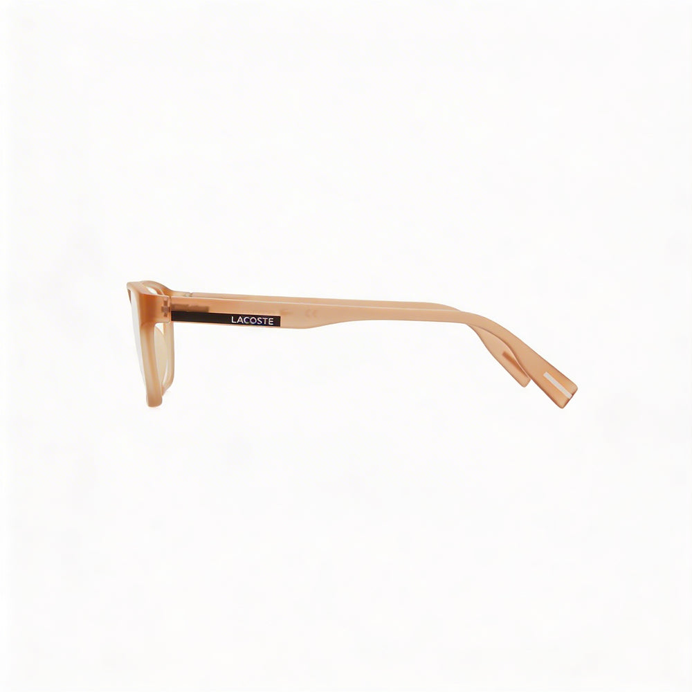 Gafas modernas unisex Lacoste L3650 con montura de acetato marrón y lentes de 50 mm de ancho