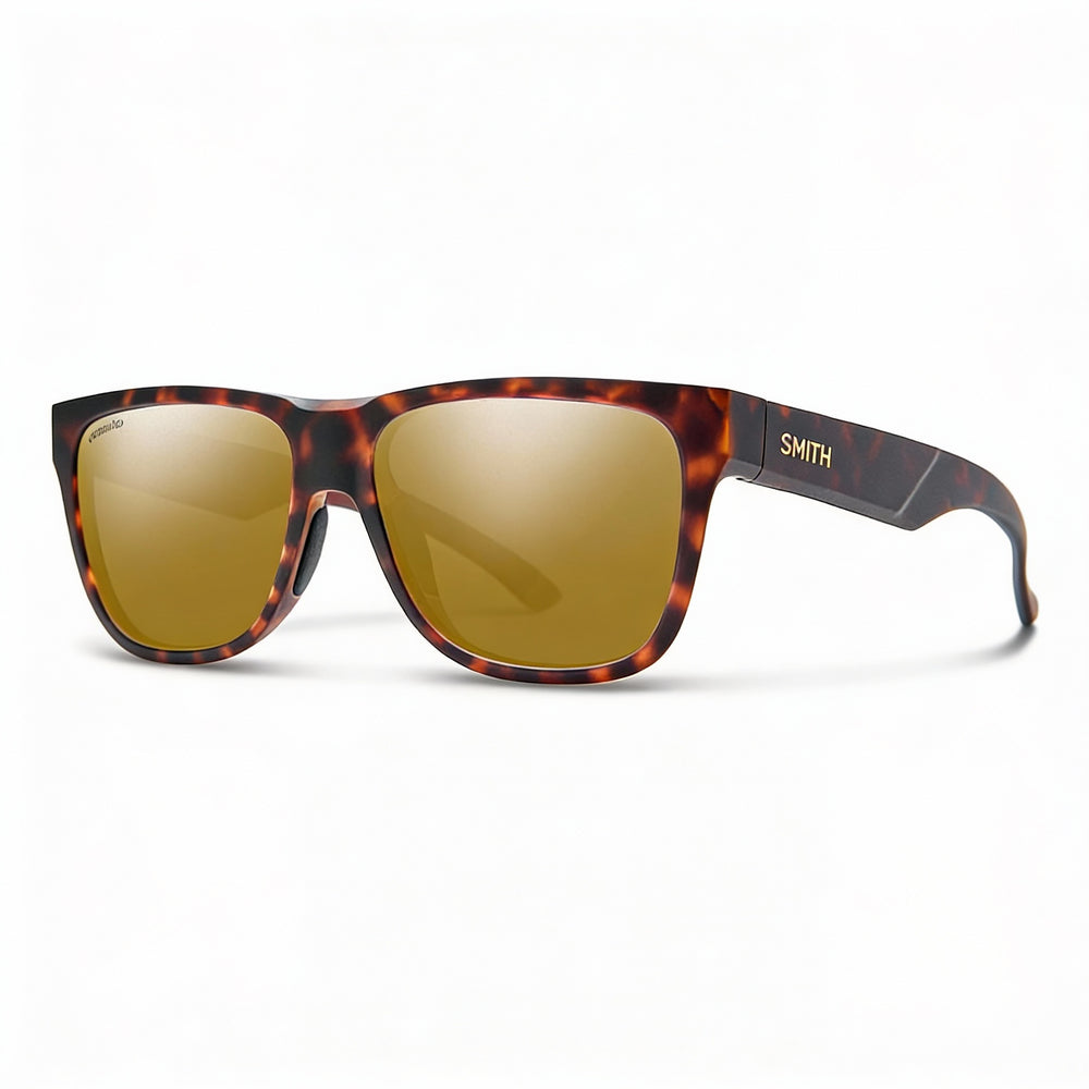 Smith Lowdown 2 Women's Sunglasses, Matte Tortoise Evolve Frame, ChromaPop Bronze Mirror Lenses, 100% UV Protection, 55mm