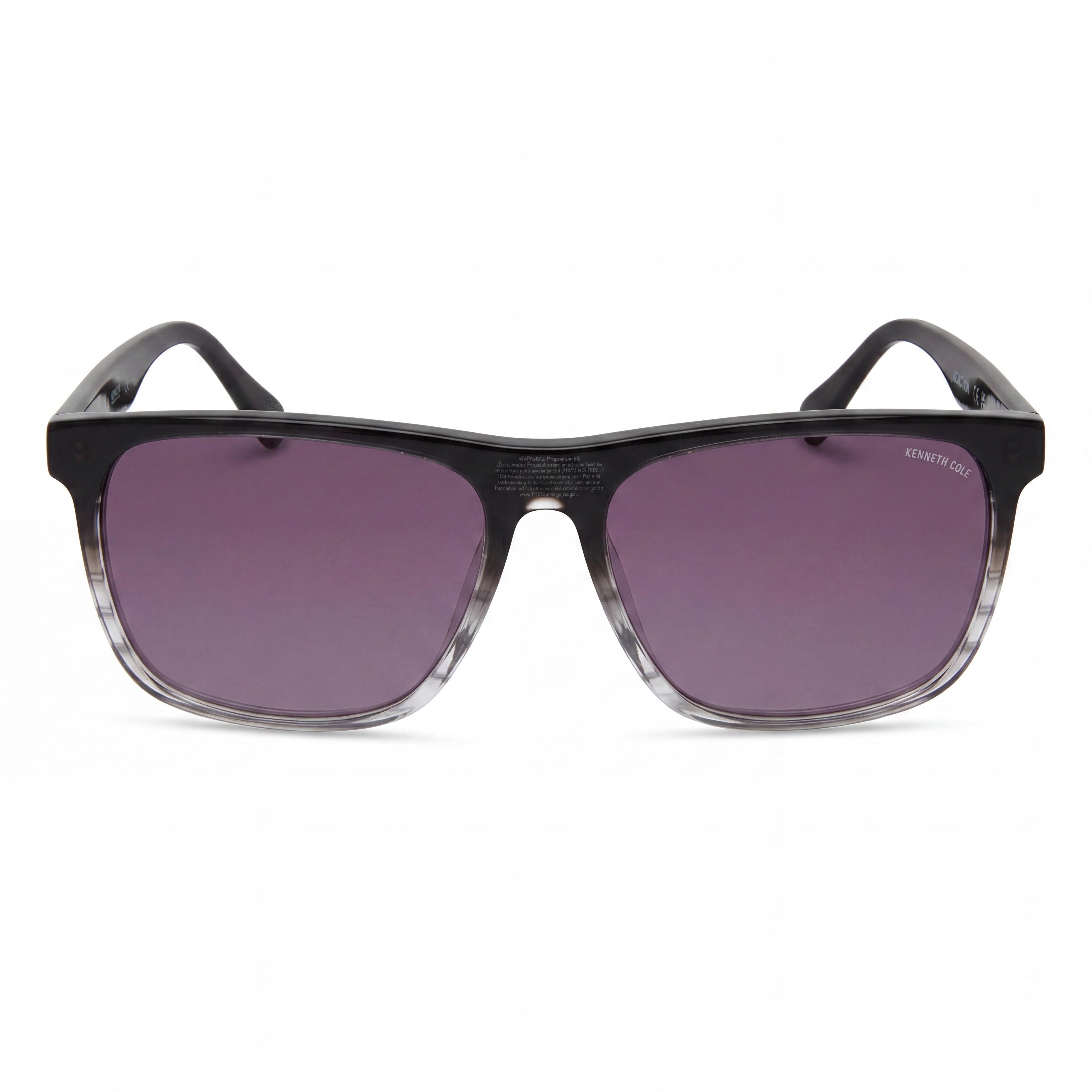 Kenneth Cole New York Kc5603b Women's Plastic Sunglasses Black Crystal Frame Gradient Smoke Lens 56mm, Photo 2