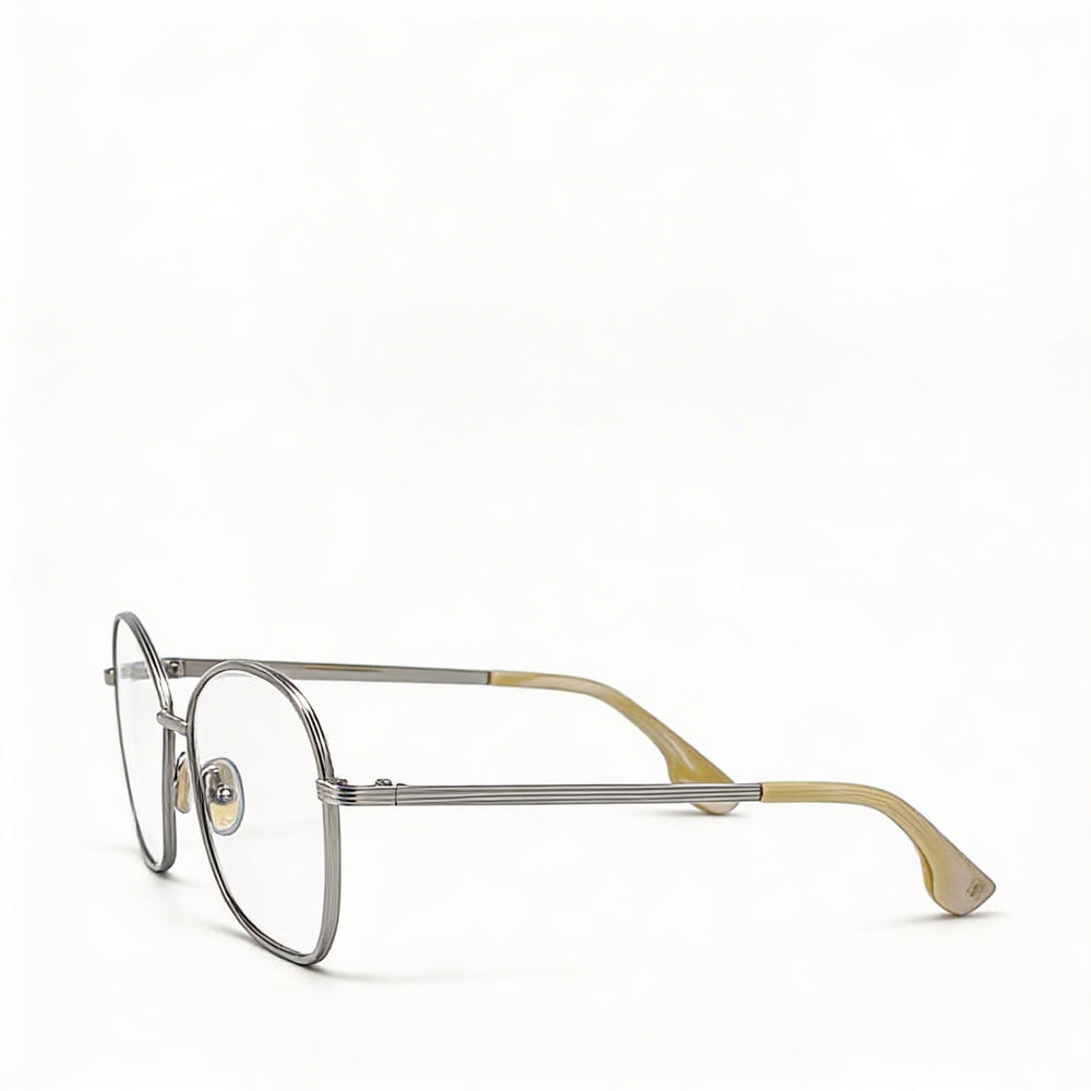 Victoria Beckham Vb220 Gafas para Hombre con Lentes y Montura Metálica en Oro Claro - 58mm