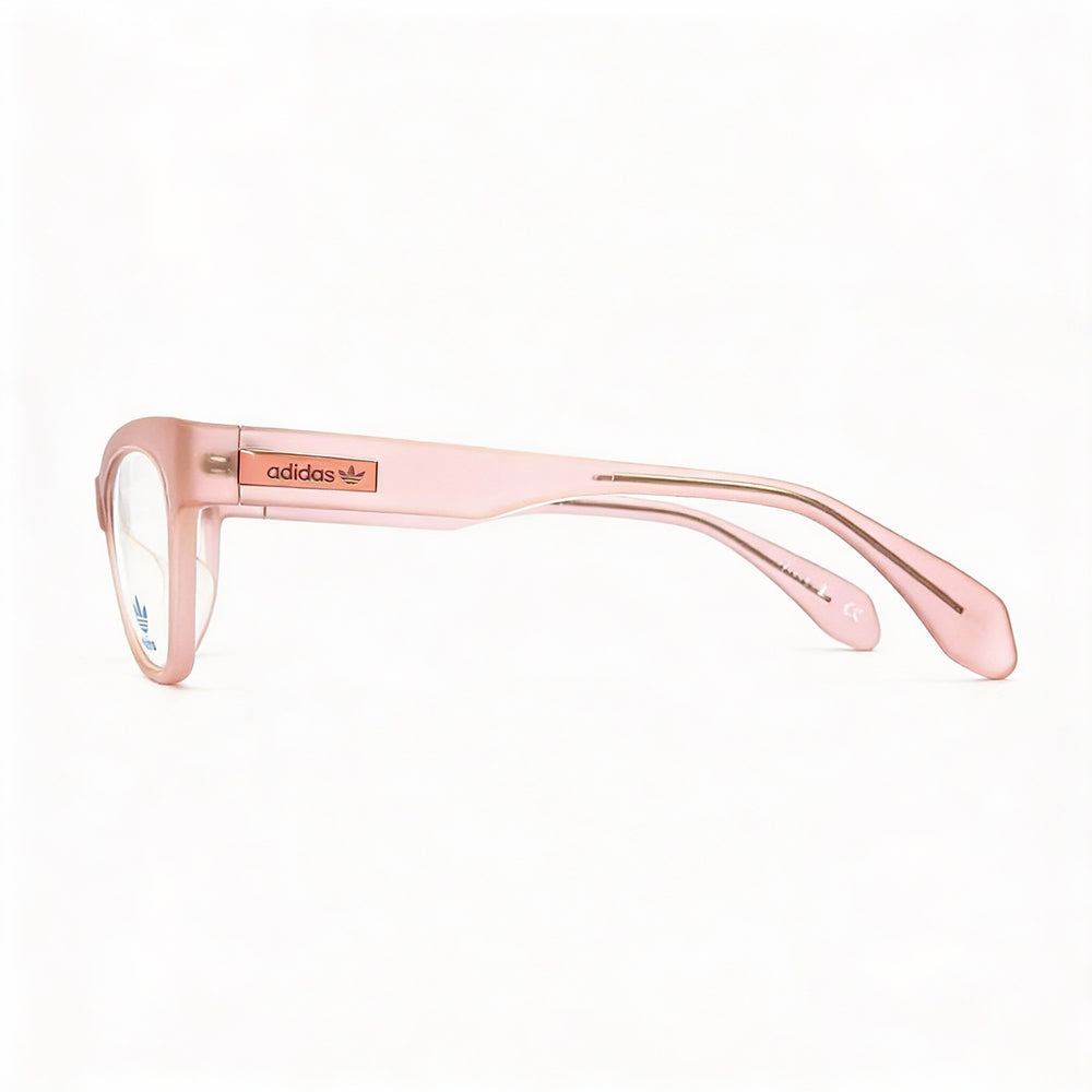 Gafas oftálmicas inyectadas adidas Originals OR5003 para hombre con montura rosa mate de 54 mm