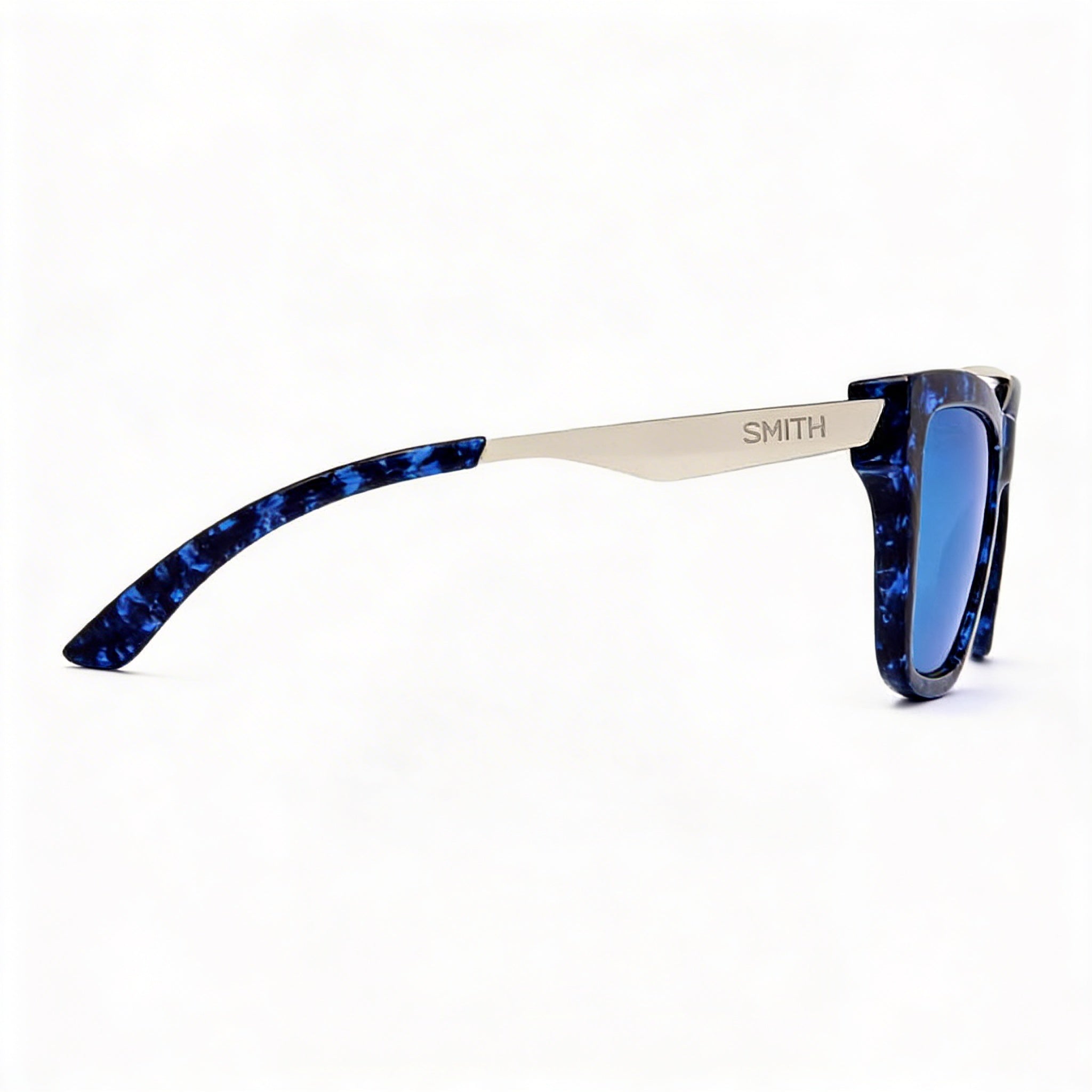 Gafas de sol unisex Smith Optics The Runaround con protección UV, color azul tortuga, efecto espejo ChromaPop, 55 mm, Photo 3