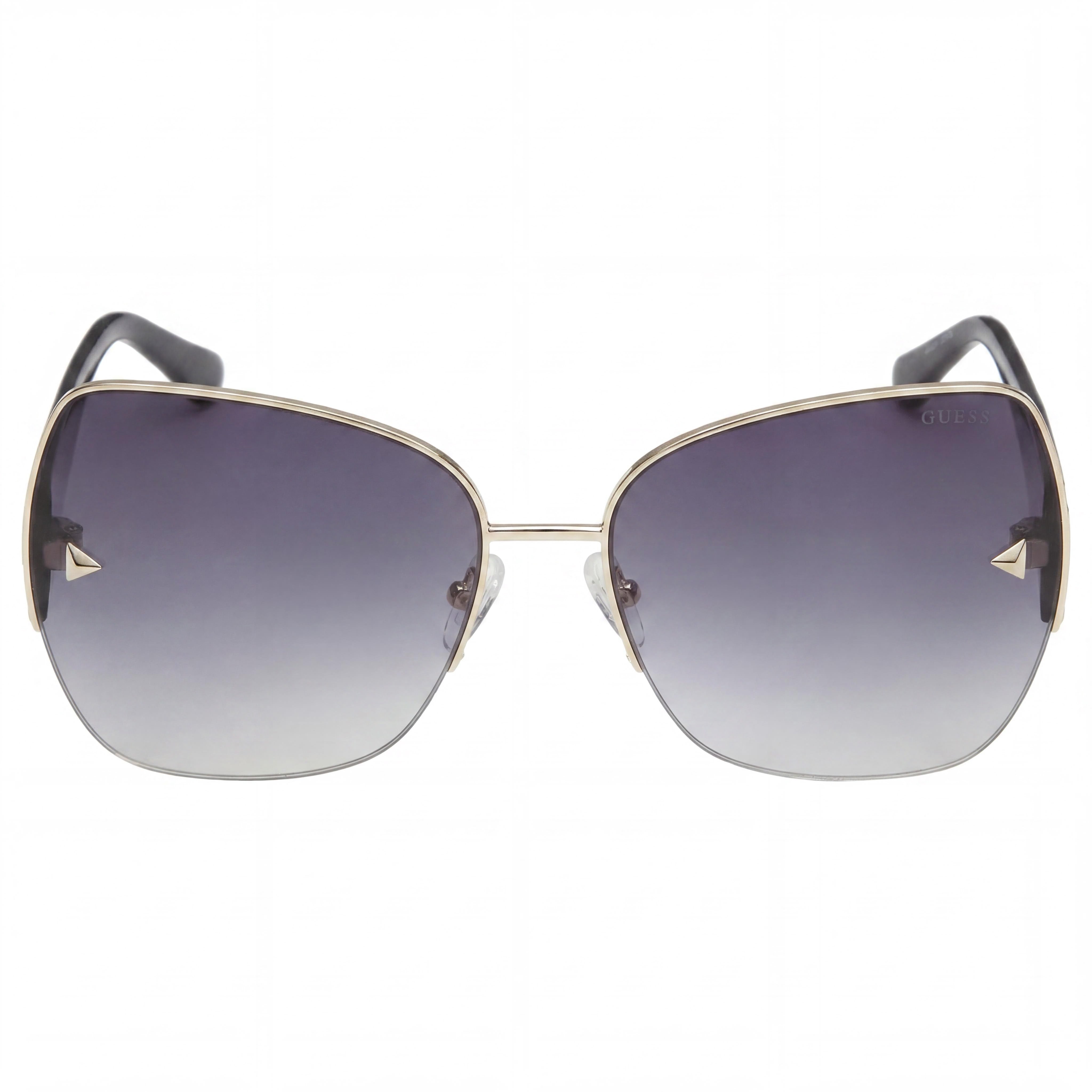 Gafas de sol polarizadas cuadradas doradas Guess GF6136 para mujer, Photo 2