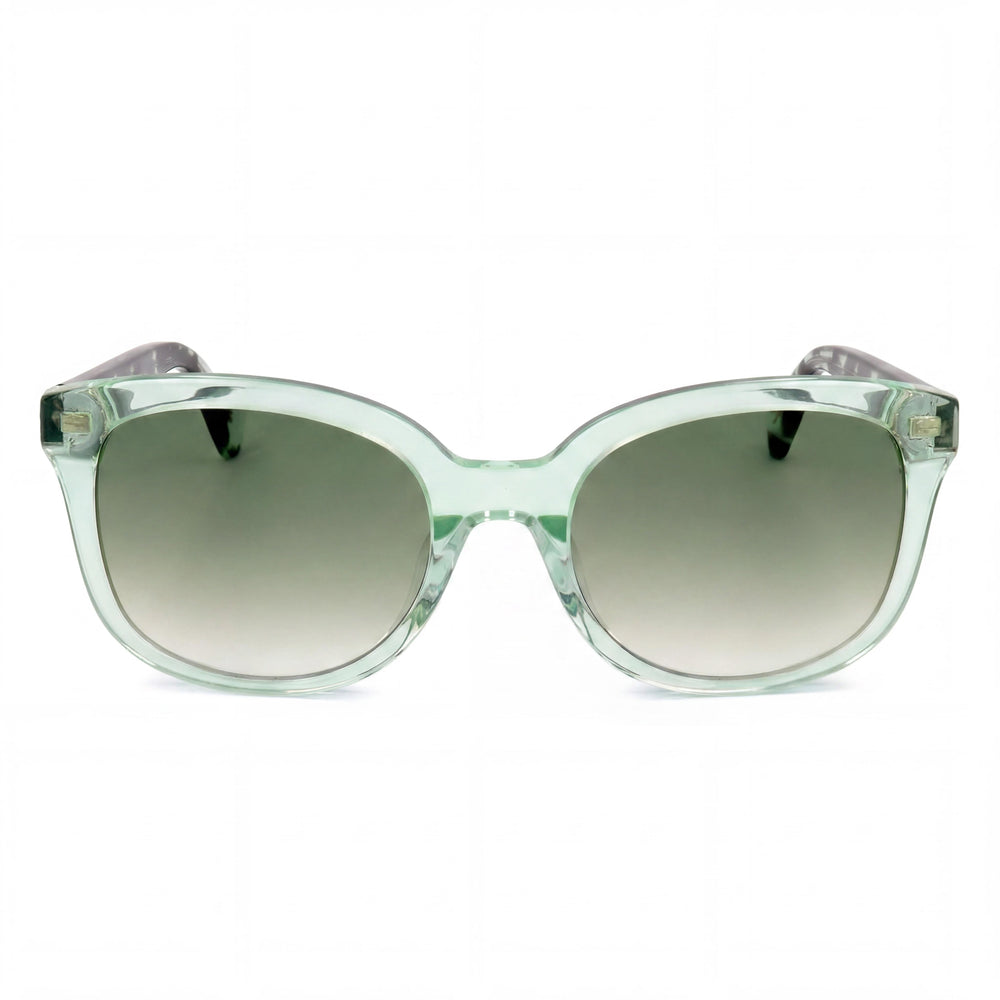 Kate Spade New York Gwenith/S Women's Teal Havana Plastic Frame Brown Lens UV Protection Sunglasses 53mm