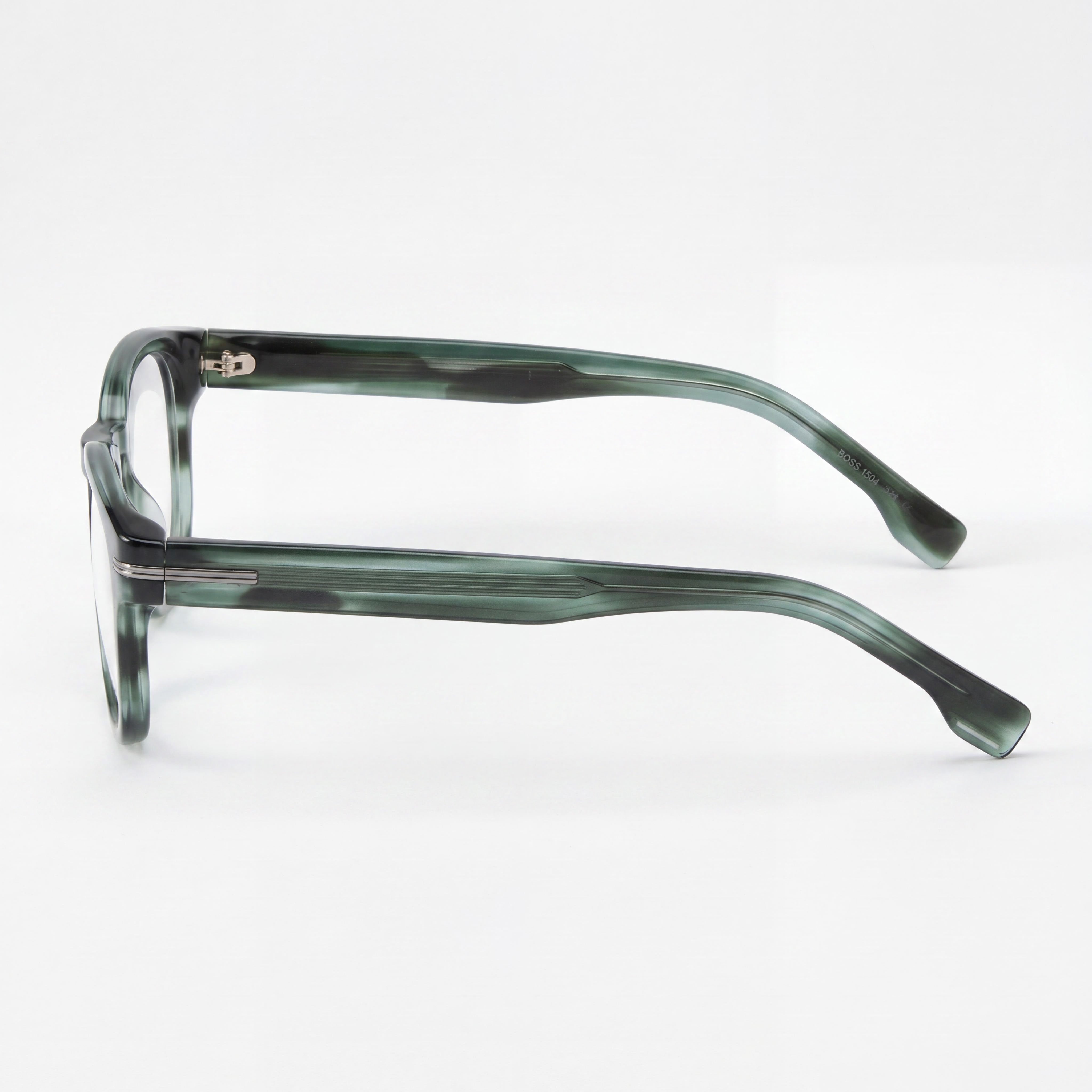 HUGO BOSS BOSS 1504 Men's Casual Acetate Eyeglasses with Polycarbonate Lenses, 50mm Lens, 22mm Bridge, 145mm Temples, Photo 2