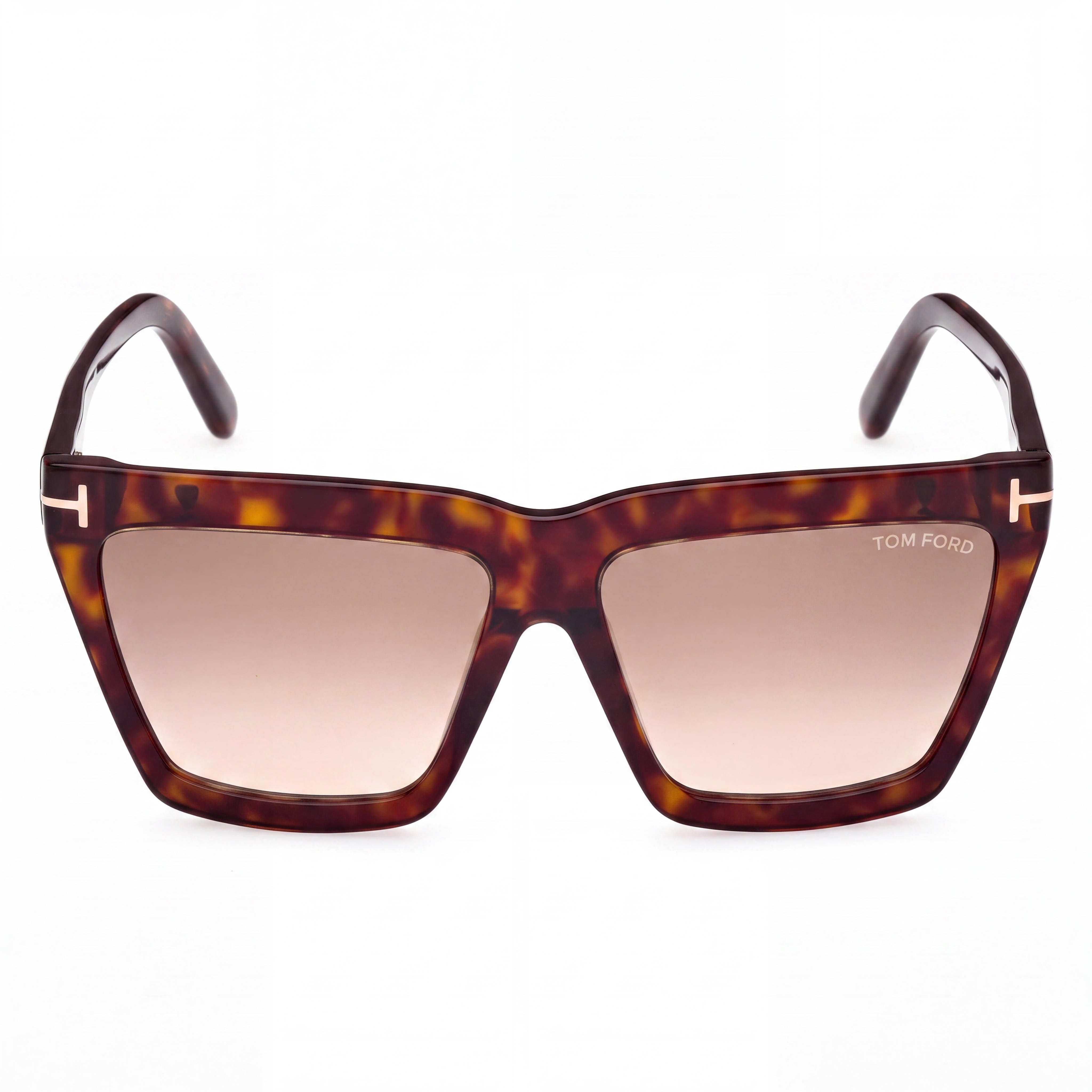 Tom Ford Classic Women's Cat Eye Dark Havana Light Brown Shaded Frame Brown Gradient Non-Polarized 100% UV Protection 56mm Sunglasses, Photo 2